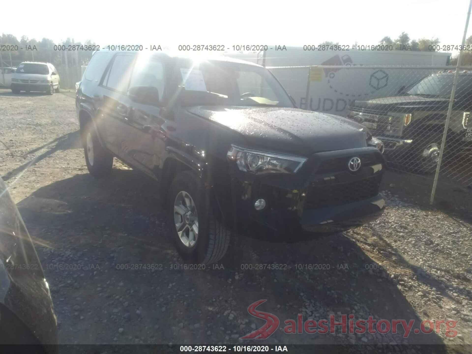 JTEZU5JRXK5209351 2019 TOYOTA 4RUNNER