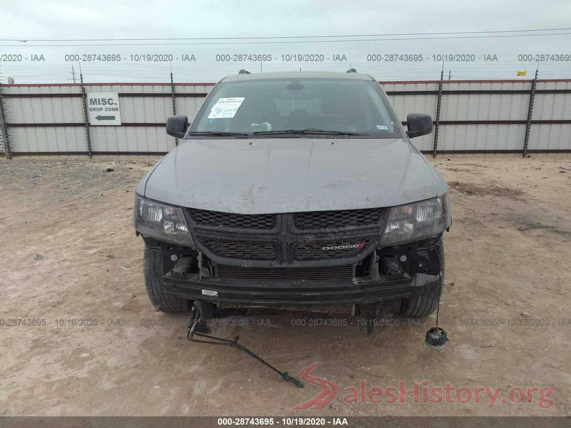 3C4PDCBB2KT863004 2019 DODGE JOURNEY