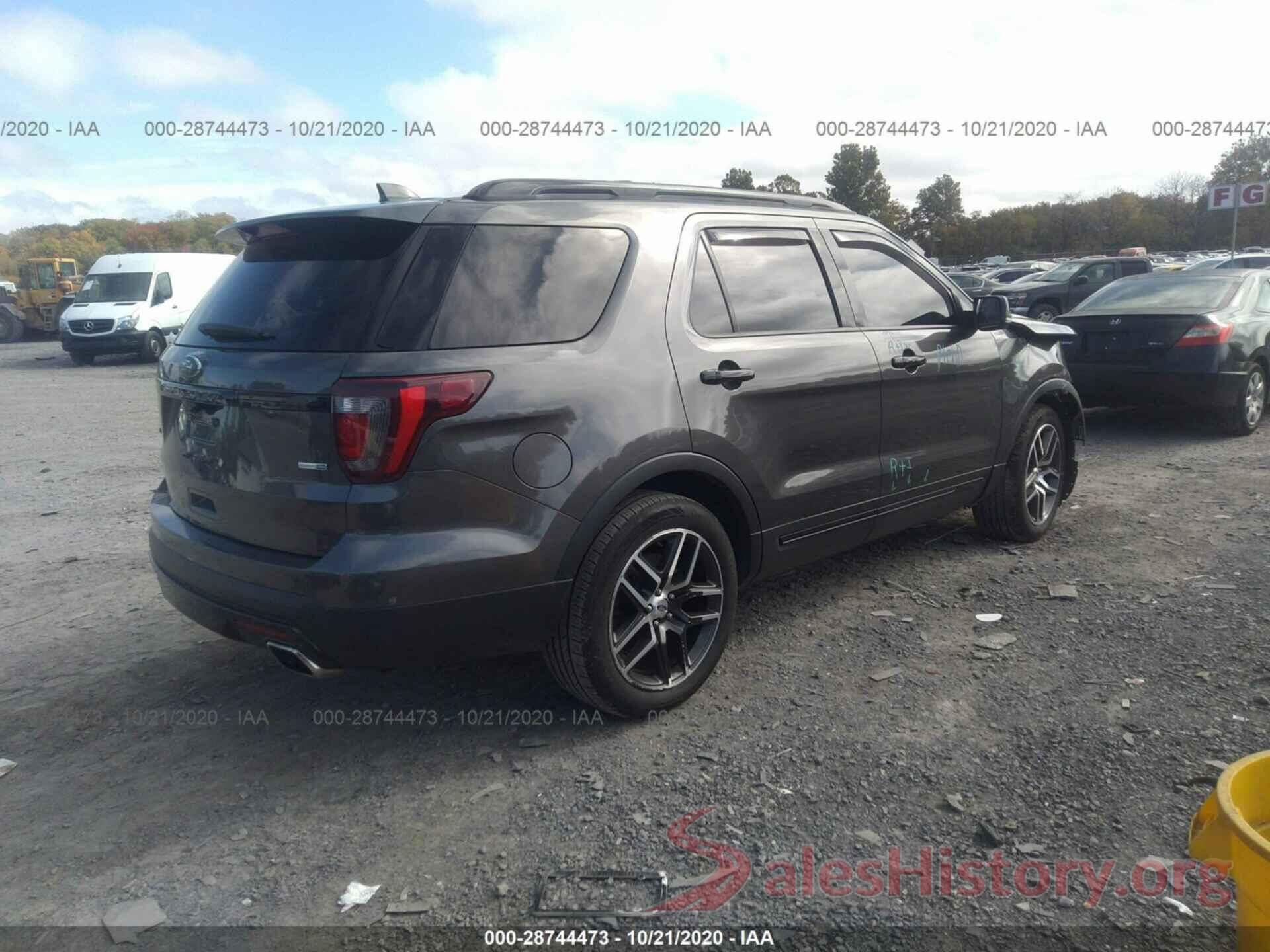 1FM5K8GT4HGC28614 2017 FORD EXPLORER