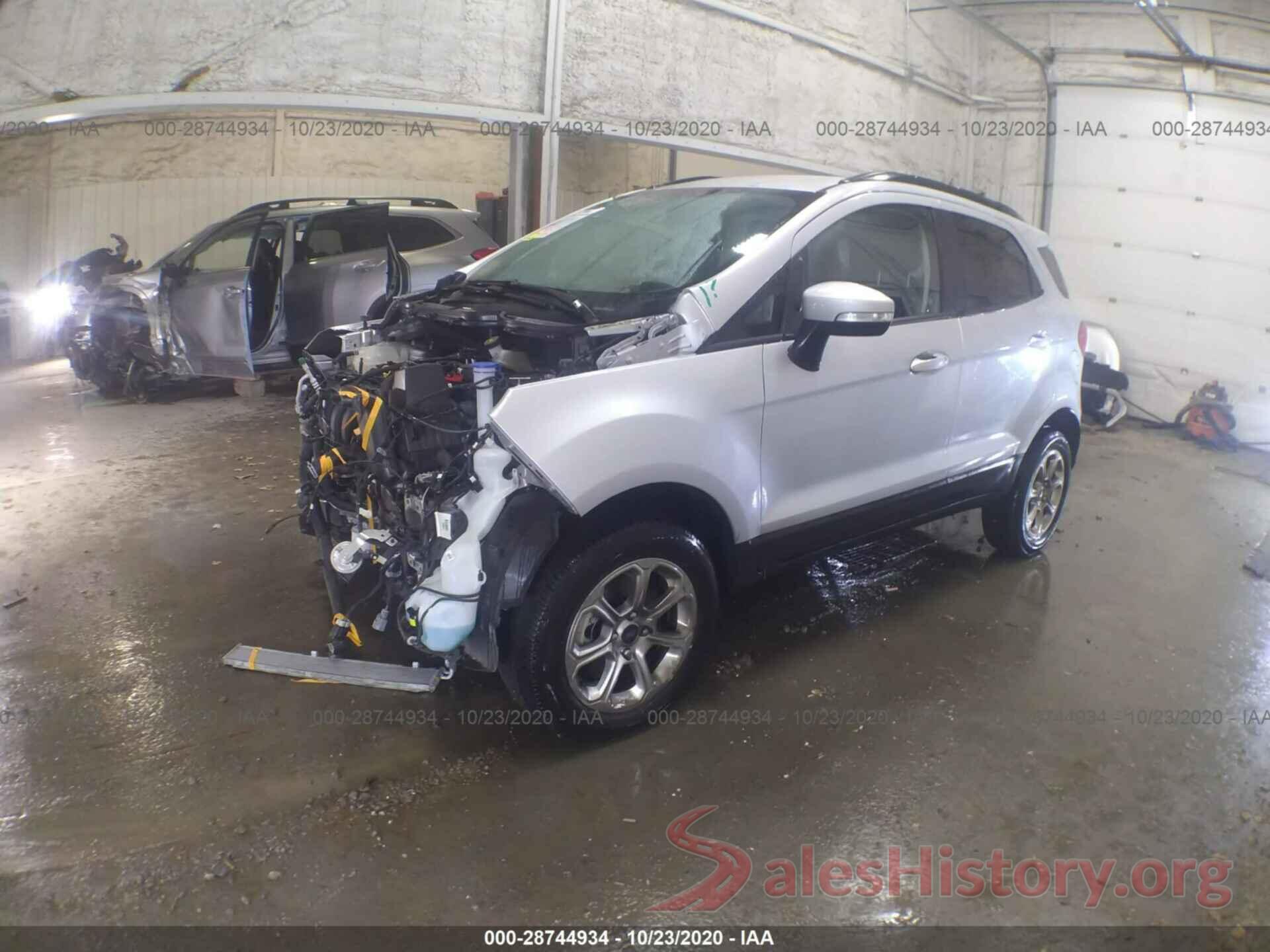 MAJ6S3GLXKC289630 2019 FORD ECOSPORT