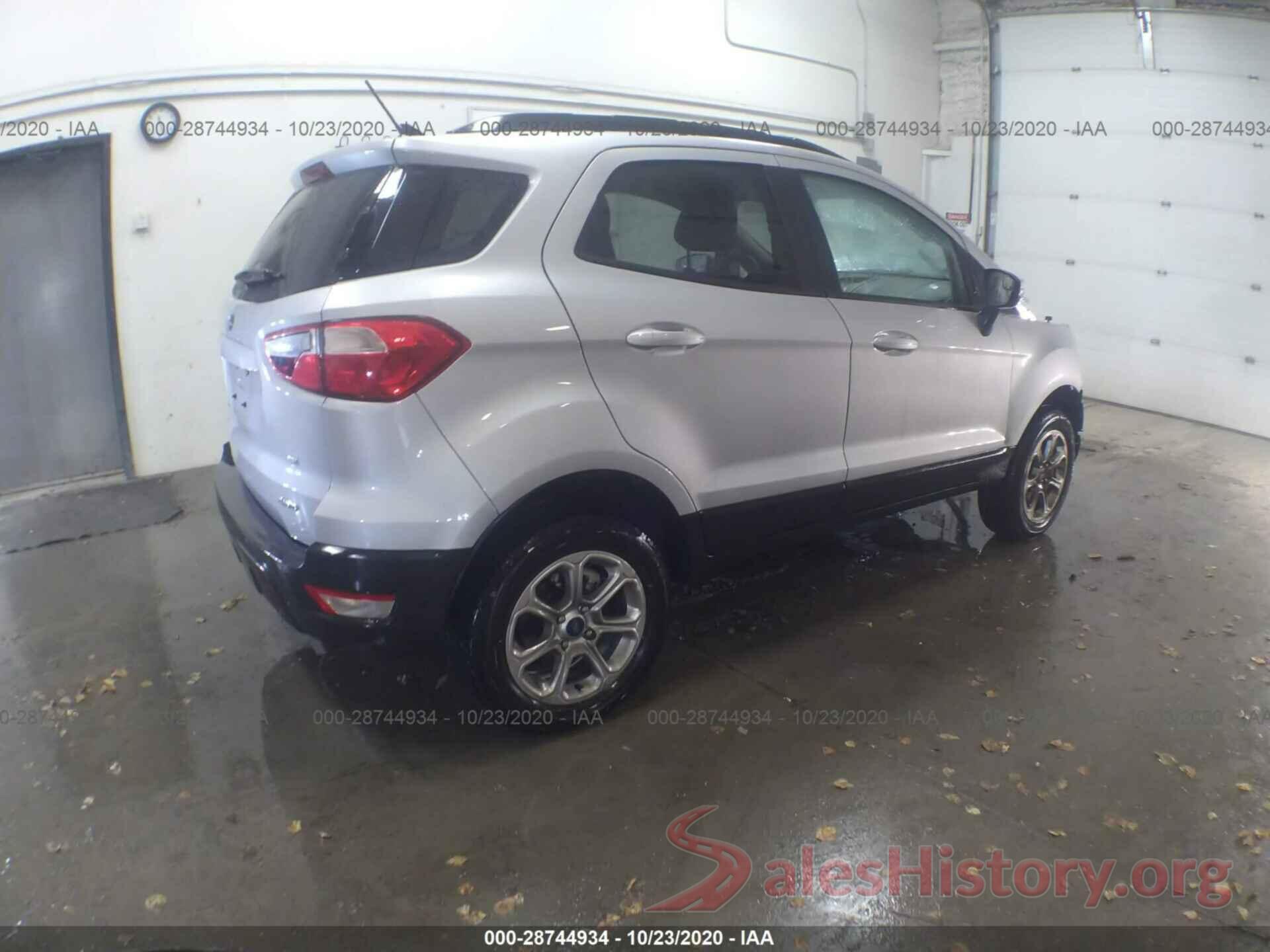 MAJ6S3GLXKC289630 2019 FORD ECOSPORT