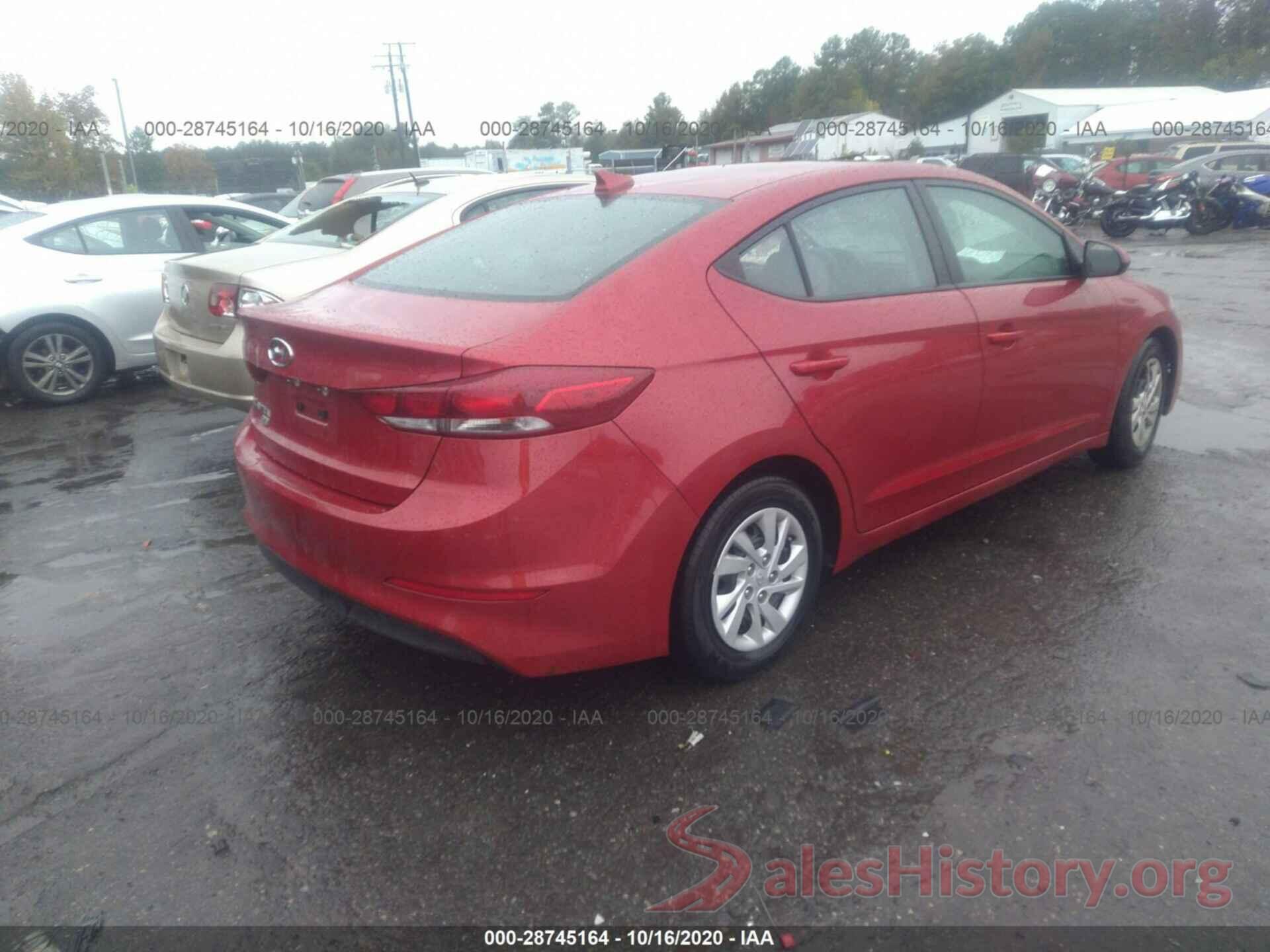 5NPD74LF6HH209844 2017 HYUNDAI ELANTRA