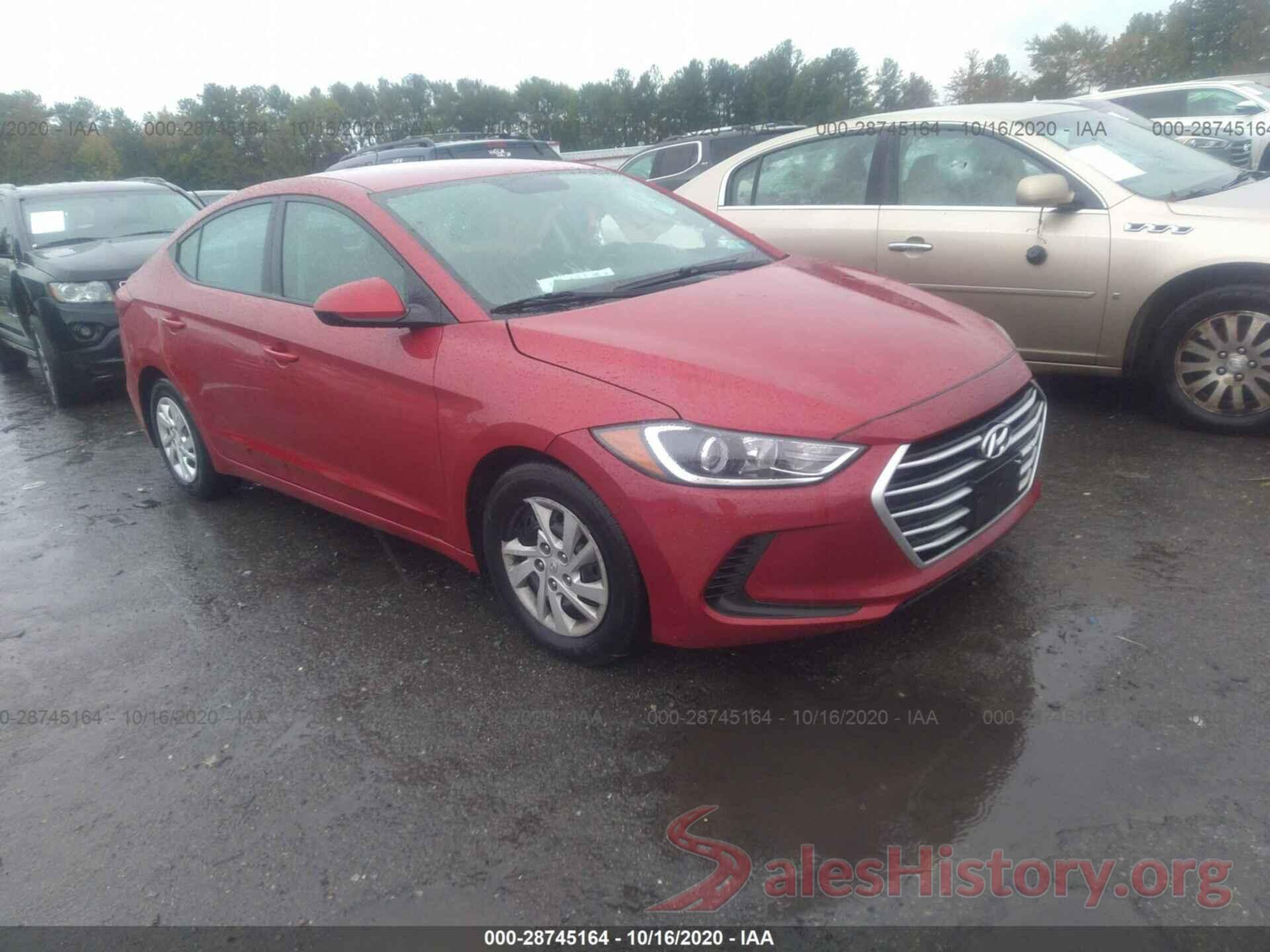 5NPD74LF6HH209844 2017 HYUNDAI ELANTRA