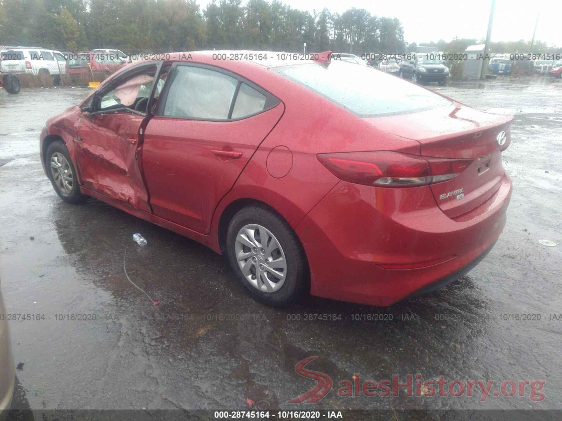 5NPD74LF6HH209844 2017 HYUNDAI ELANTRA