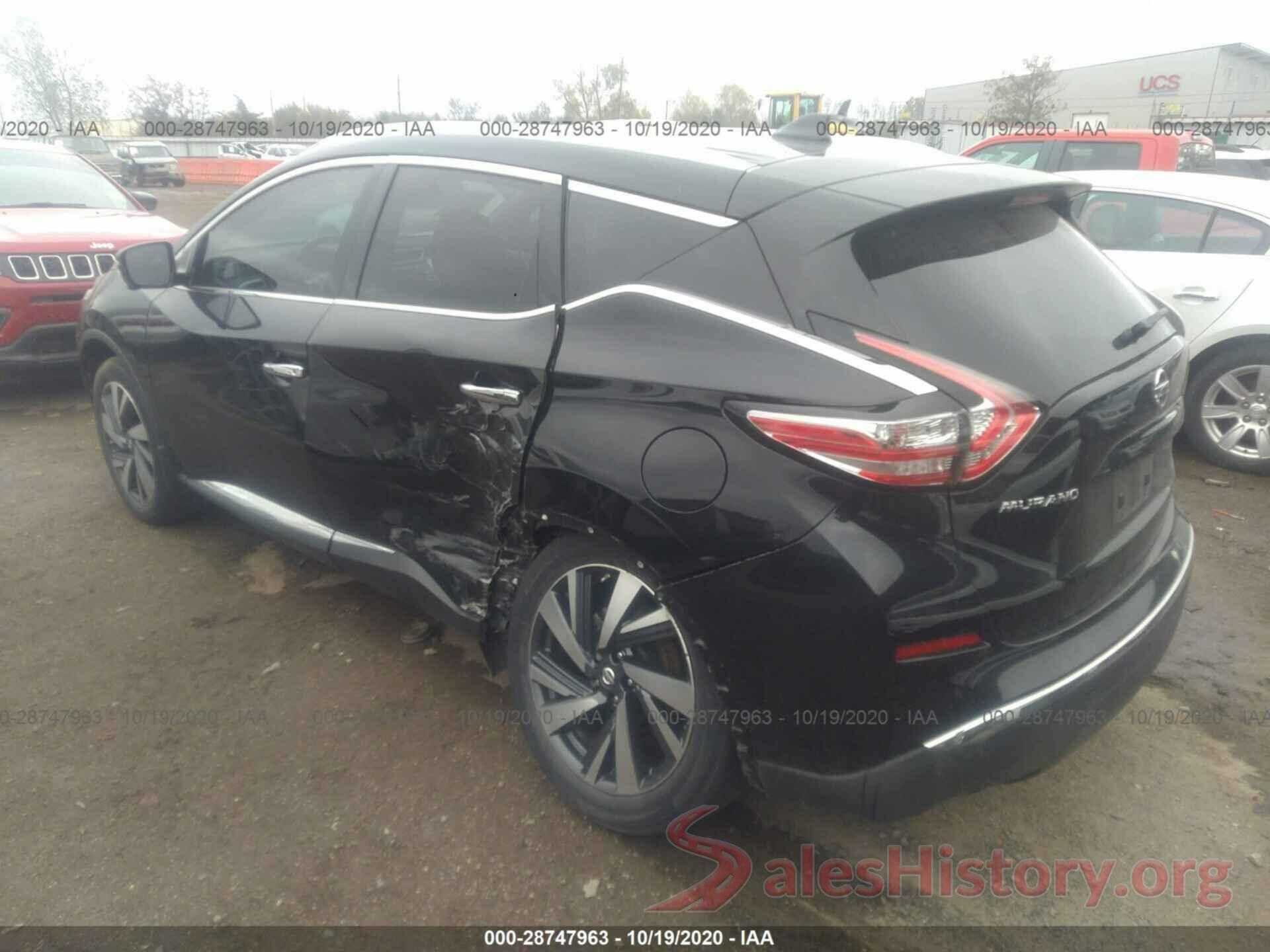 5N1AZ2MGXGN143141 2016 NISSAN MURANO