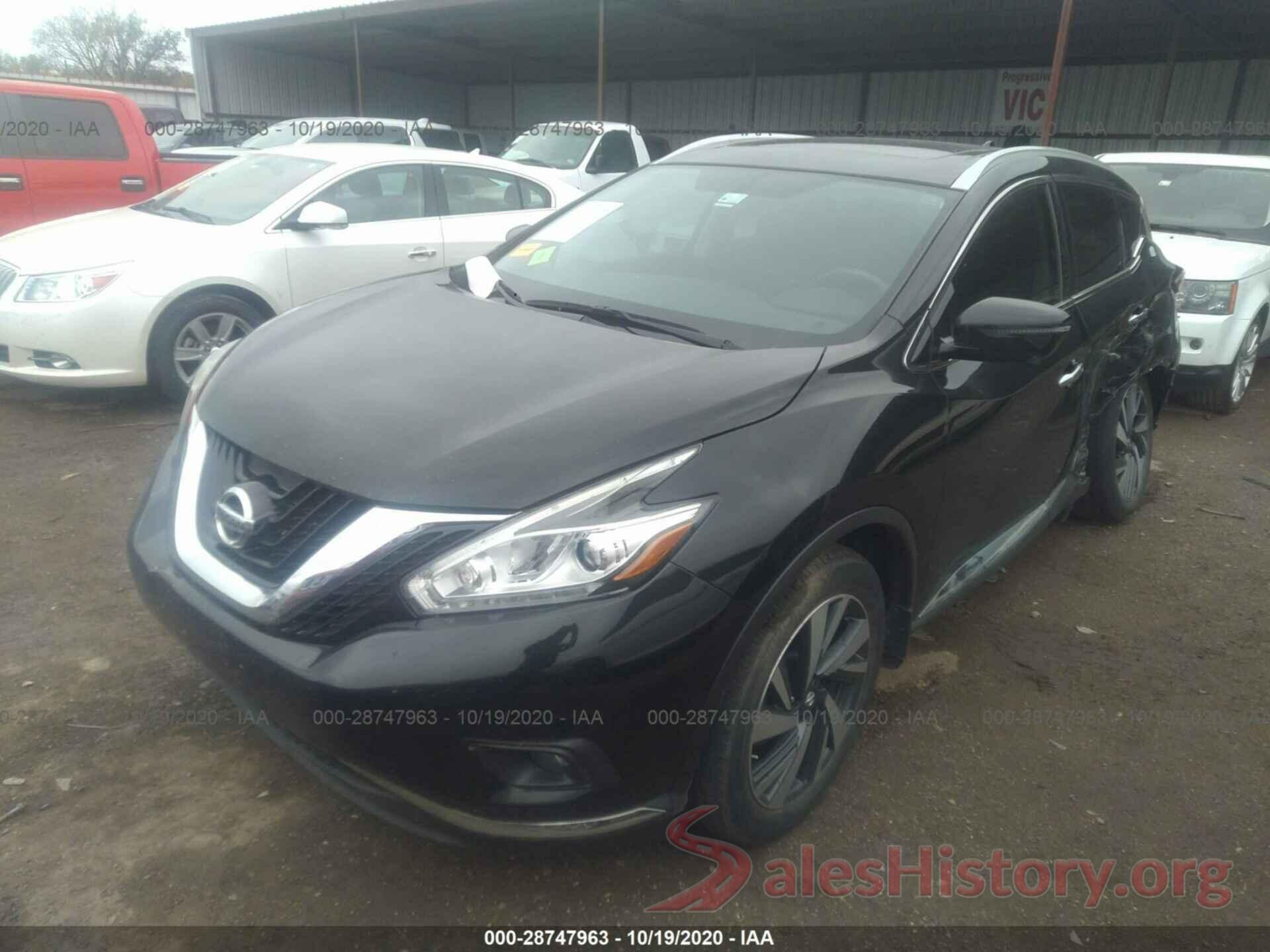 5N1AZ2MGXGN143141 2016 NISSAN MURANO