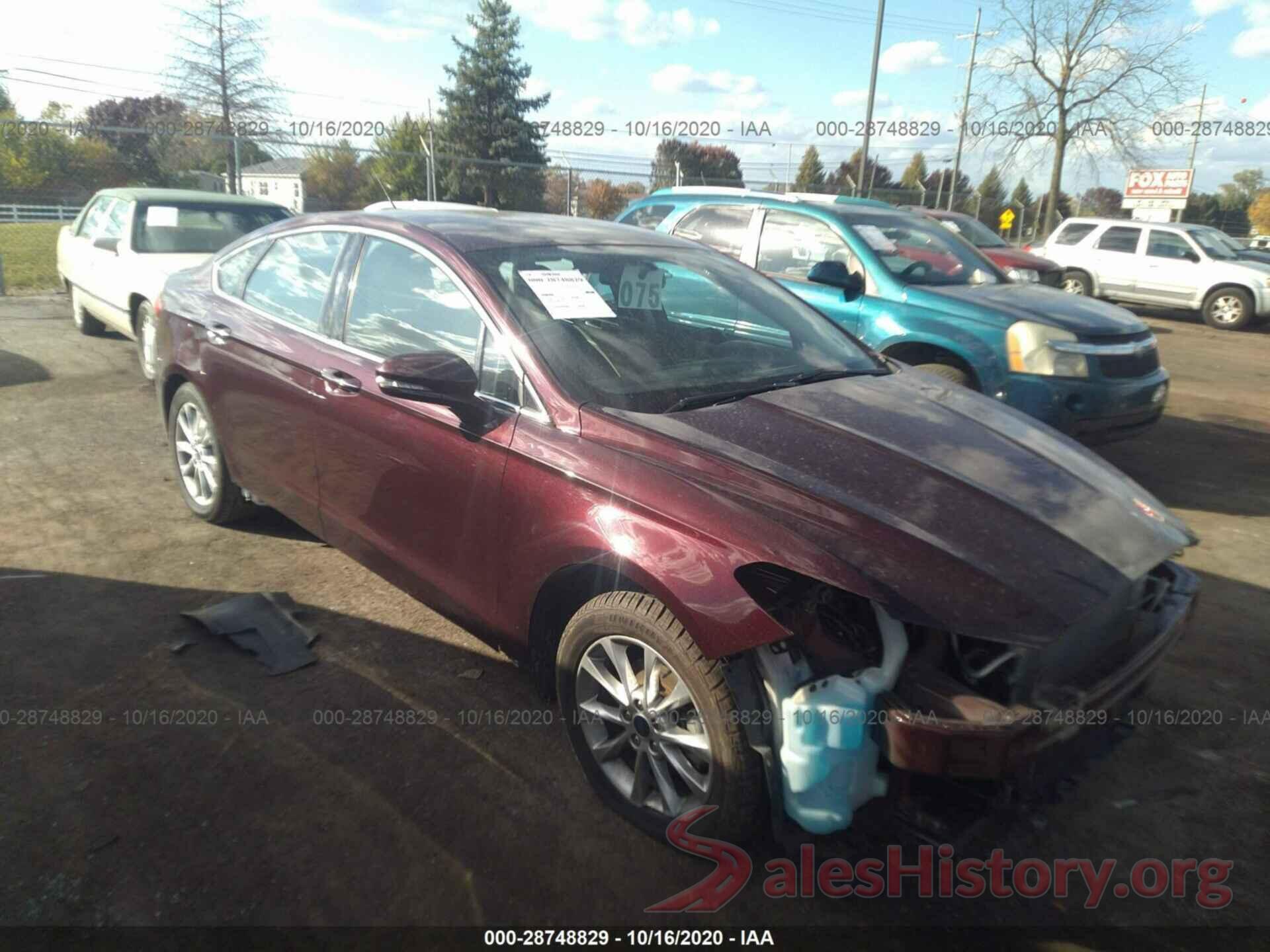 3FA6P0HD4HR140468 2017 FORD FUSION