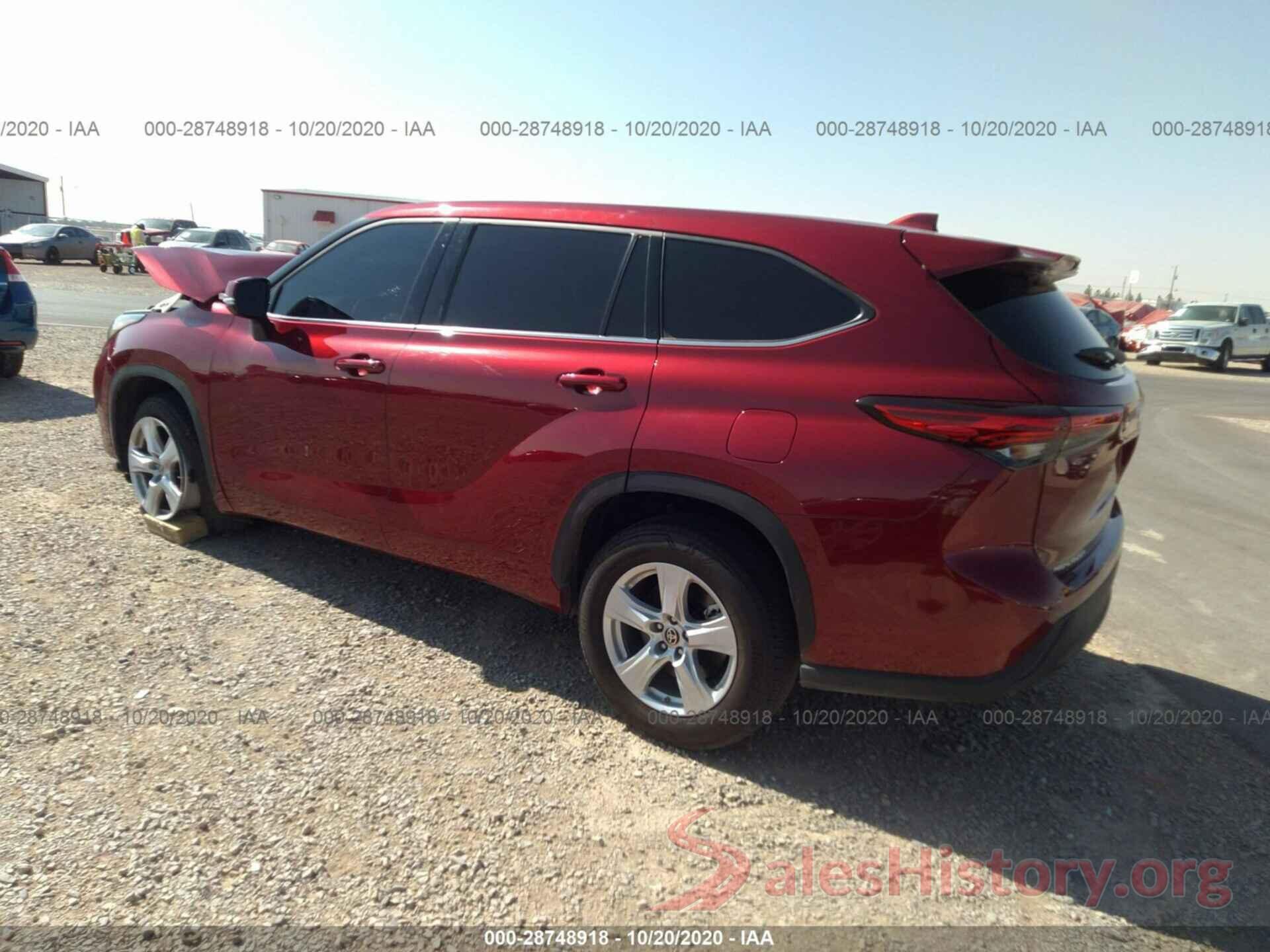 5TDZZRAH8LS013201 2020 TOYOTA HIGHLANDER