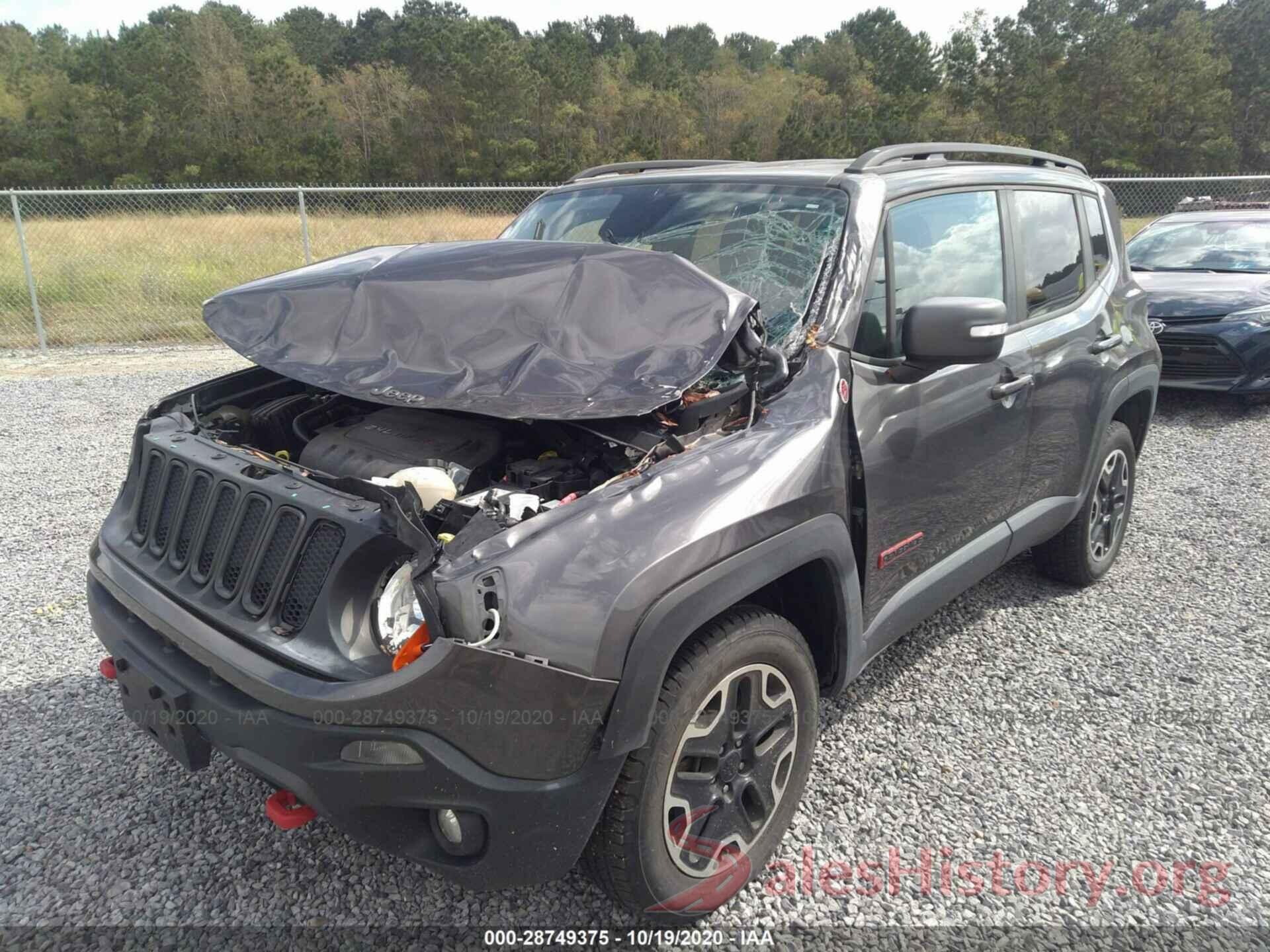 ZACCJBCT8GPD98719 2016 JEEP RENEGADE