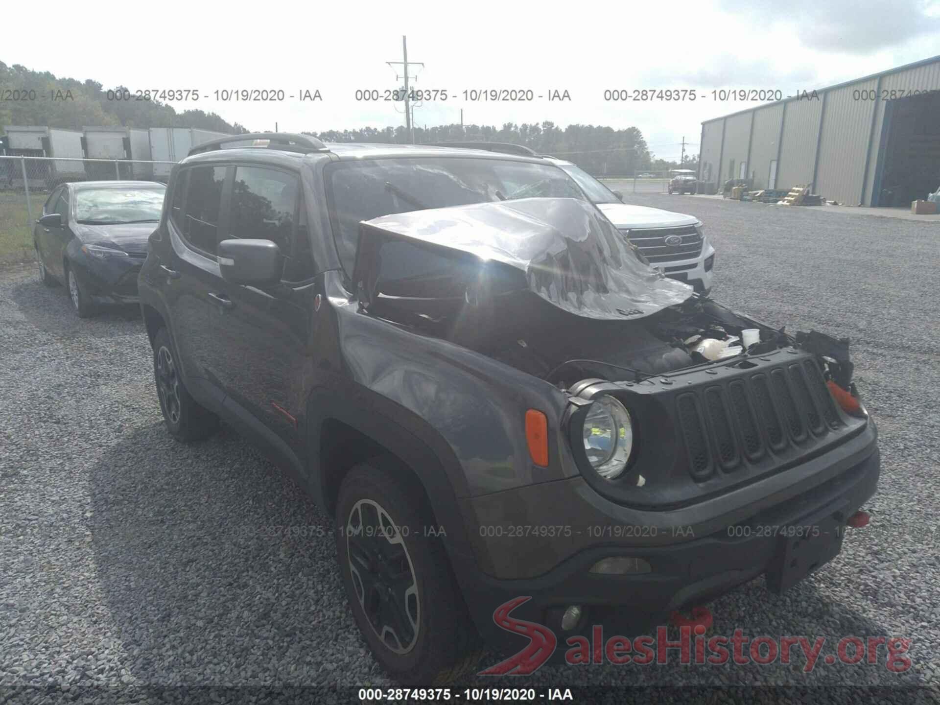 ZACCJBCT8GPD98719 2016 JEEP RENEGADE