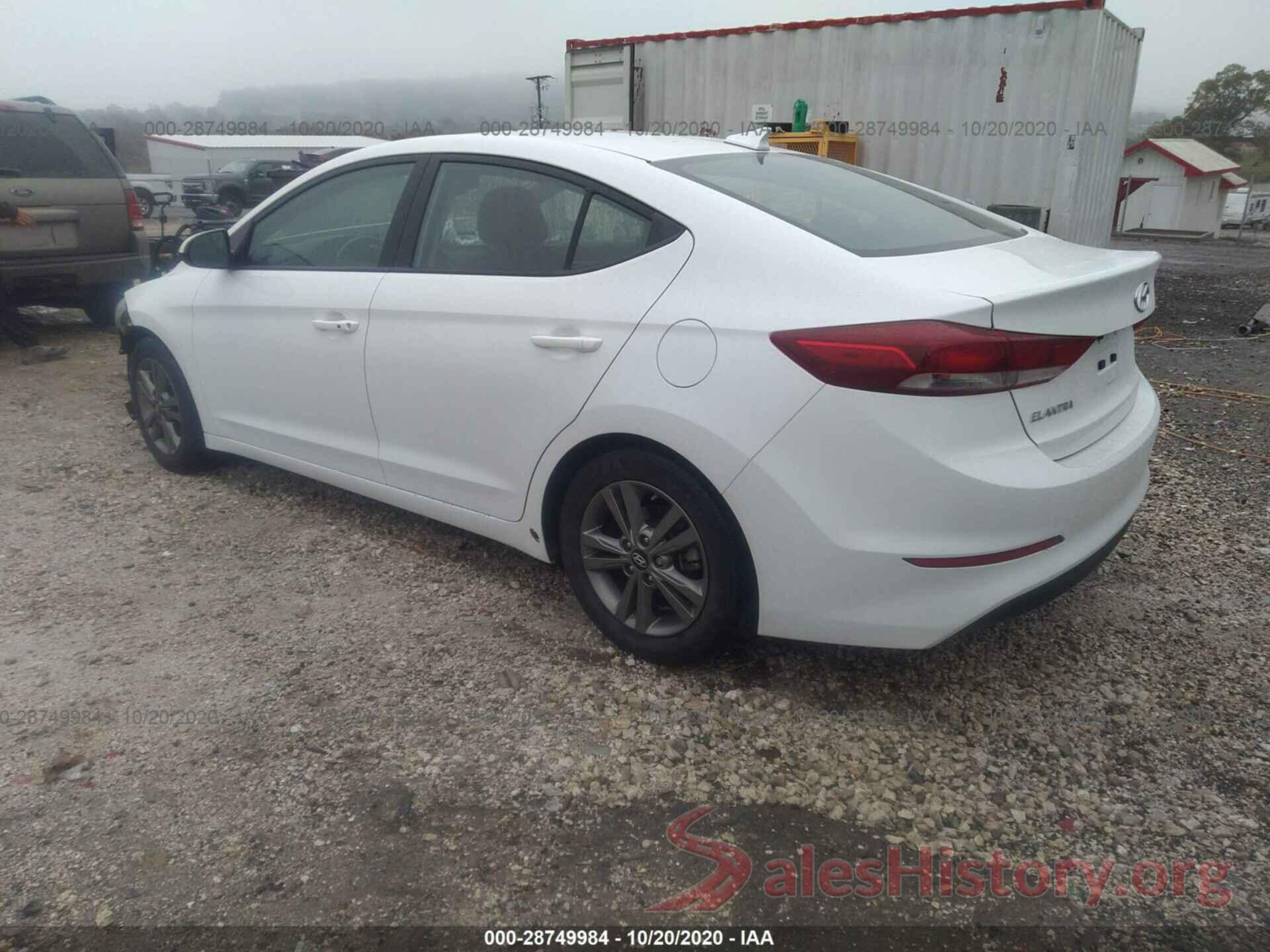 5NPD84LF0JH329318 2018 HYUNDAI ELANTRA