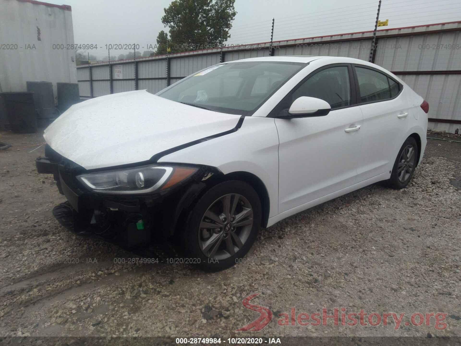 5NPD84LF0JH329318 2018 HYUNDAI ELANTRA