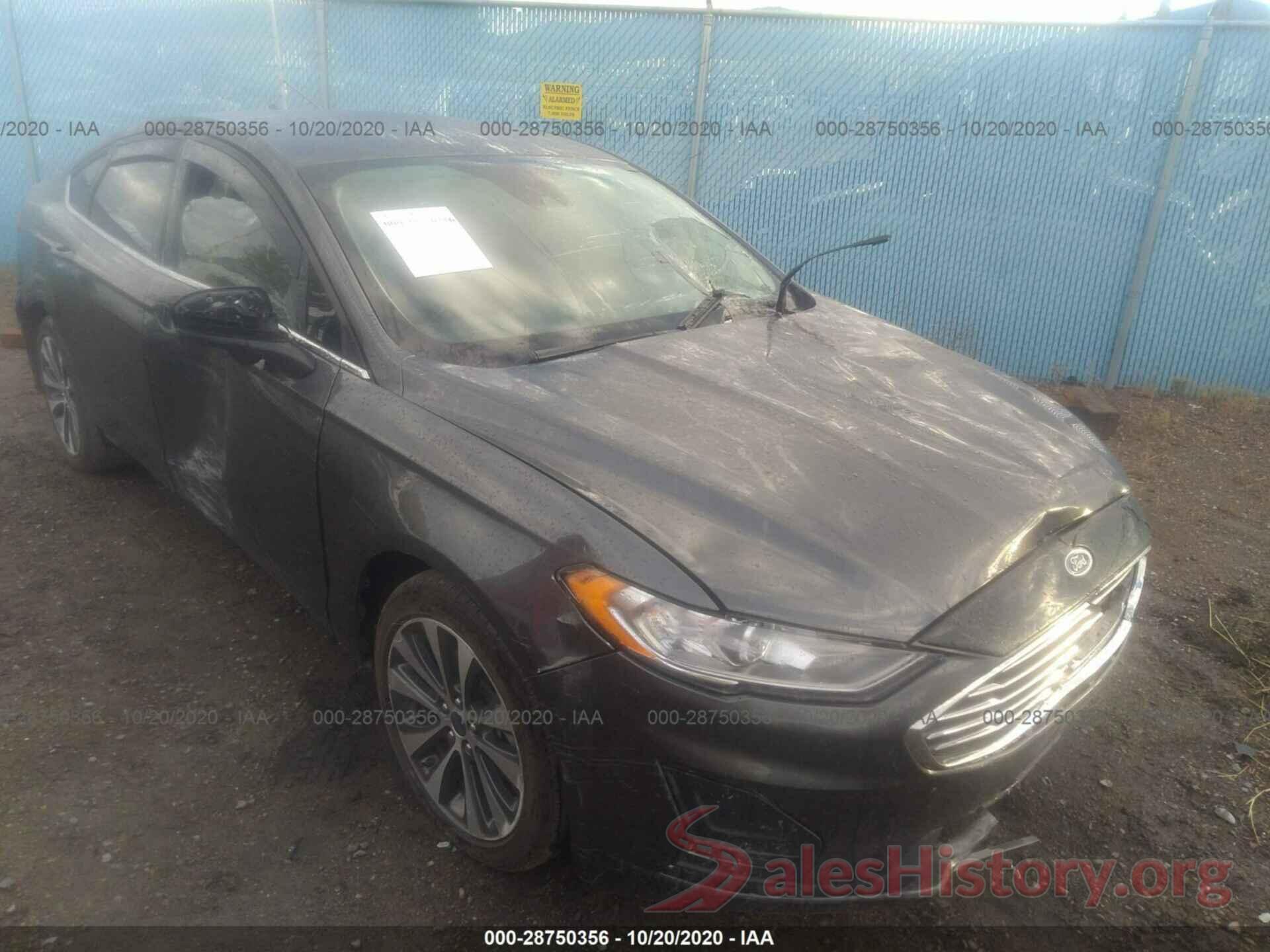 3FA6P0T91KR284893 2019 FORD FUSION