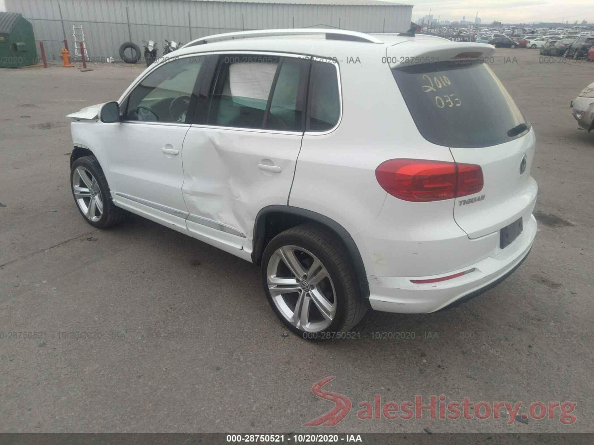 WVGBV7AX4GW030054 2016 VOLKSWAGEN TIGUAN