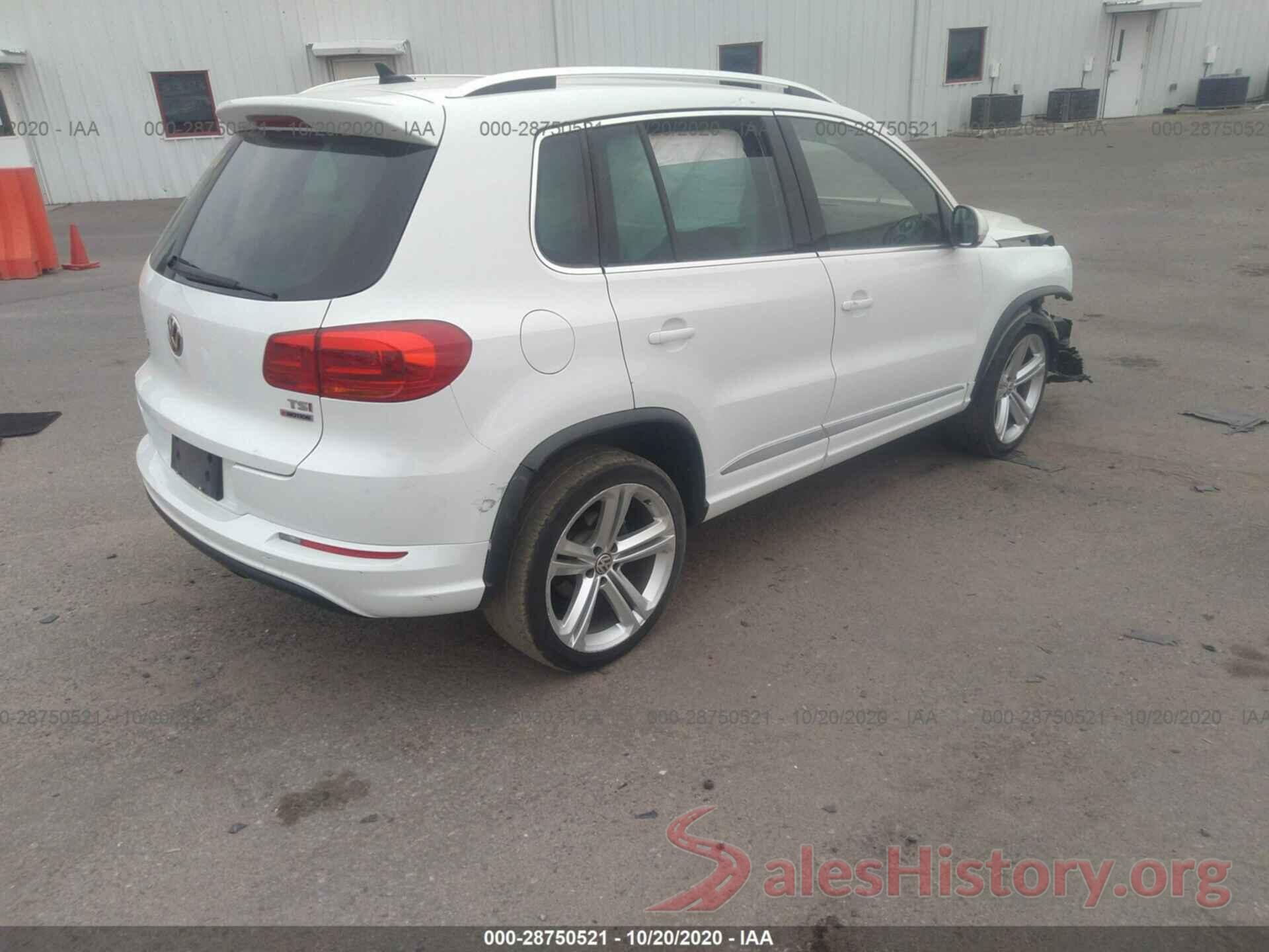 WVGBV7AX4GW030054 2016 VOLKSWAGEN TIGUAN