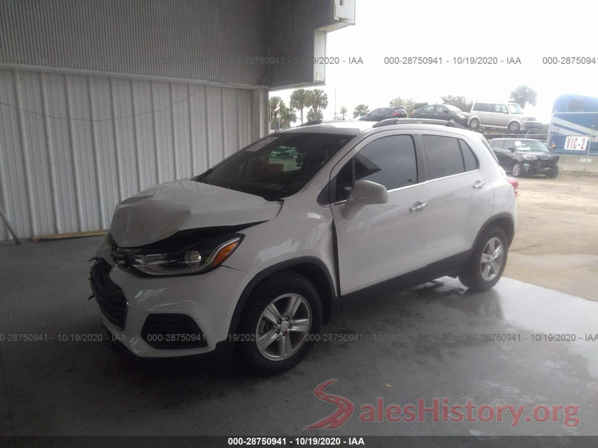 3GNCJLSB6KL325274 2019 CHEVROLET TRAX