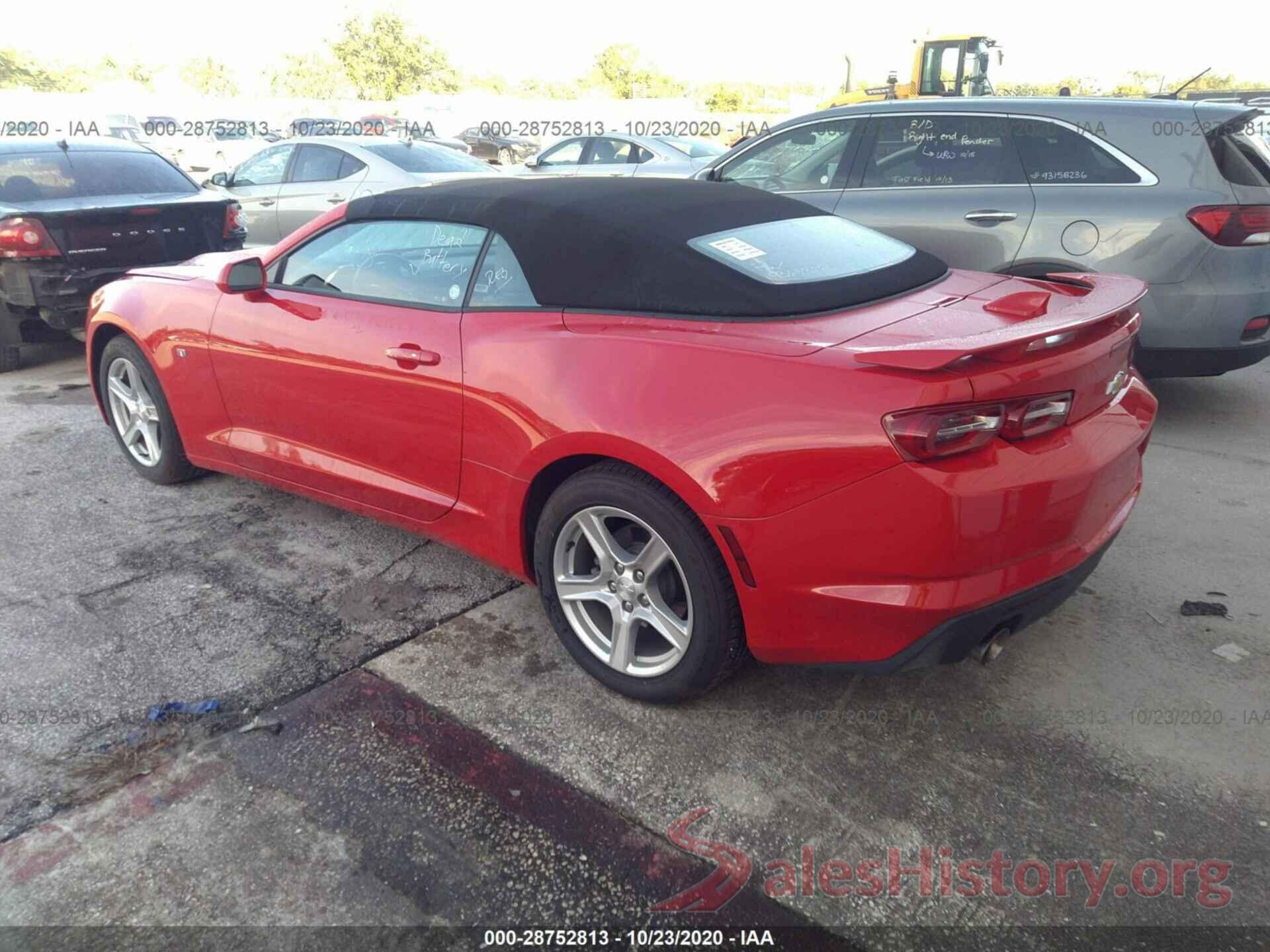 1G1FB3DX6L0118158 2020 CHEVROLET CAMARO