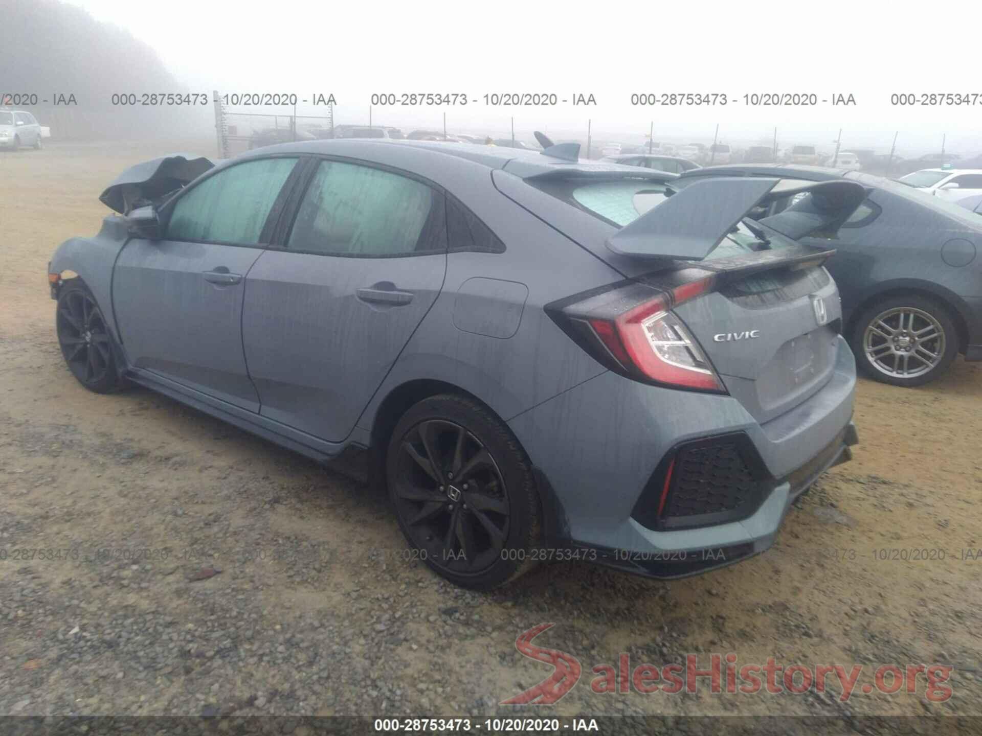 SHHFK7G42KU223276 2019 HONDA CIVIC HATCHBACK