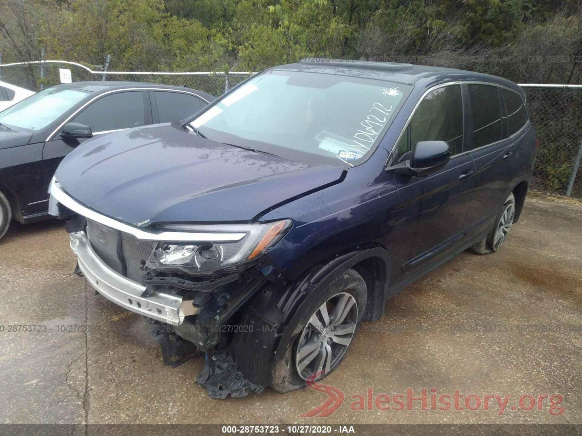 5FNYF6H88HB069272 2017 HONDA PILOT