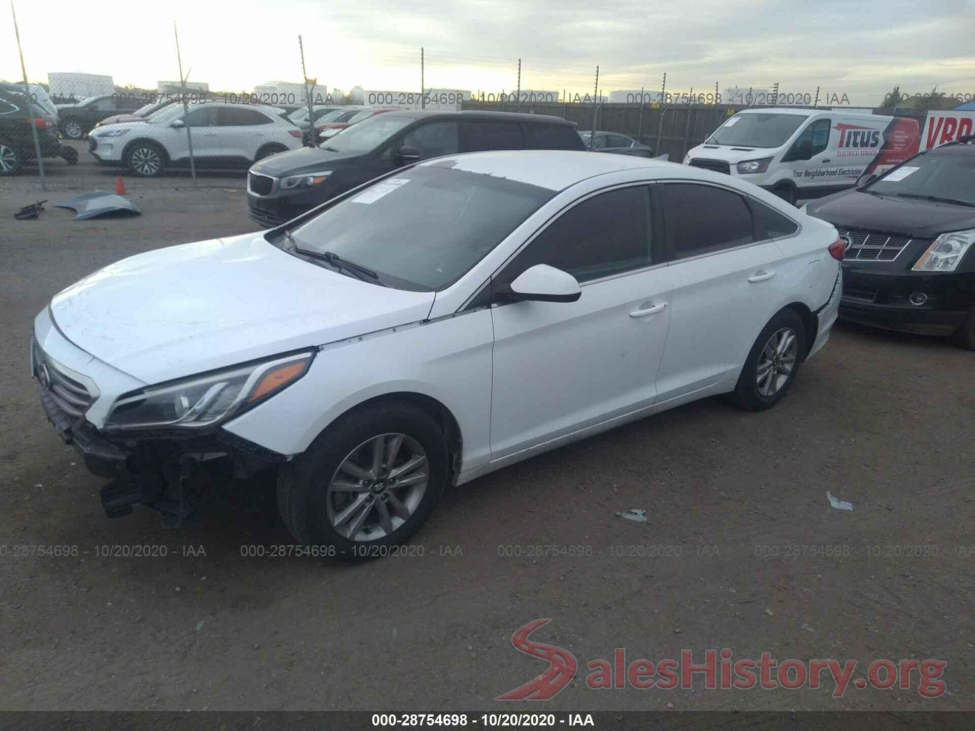 5NPE24AF3GH301188 2016 HYUNDAI SONATA