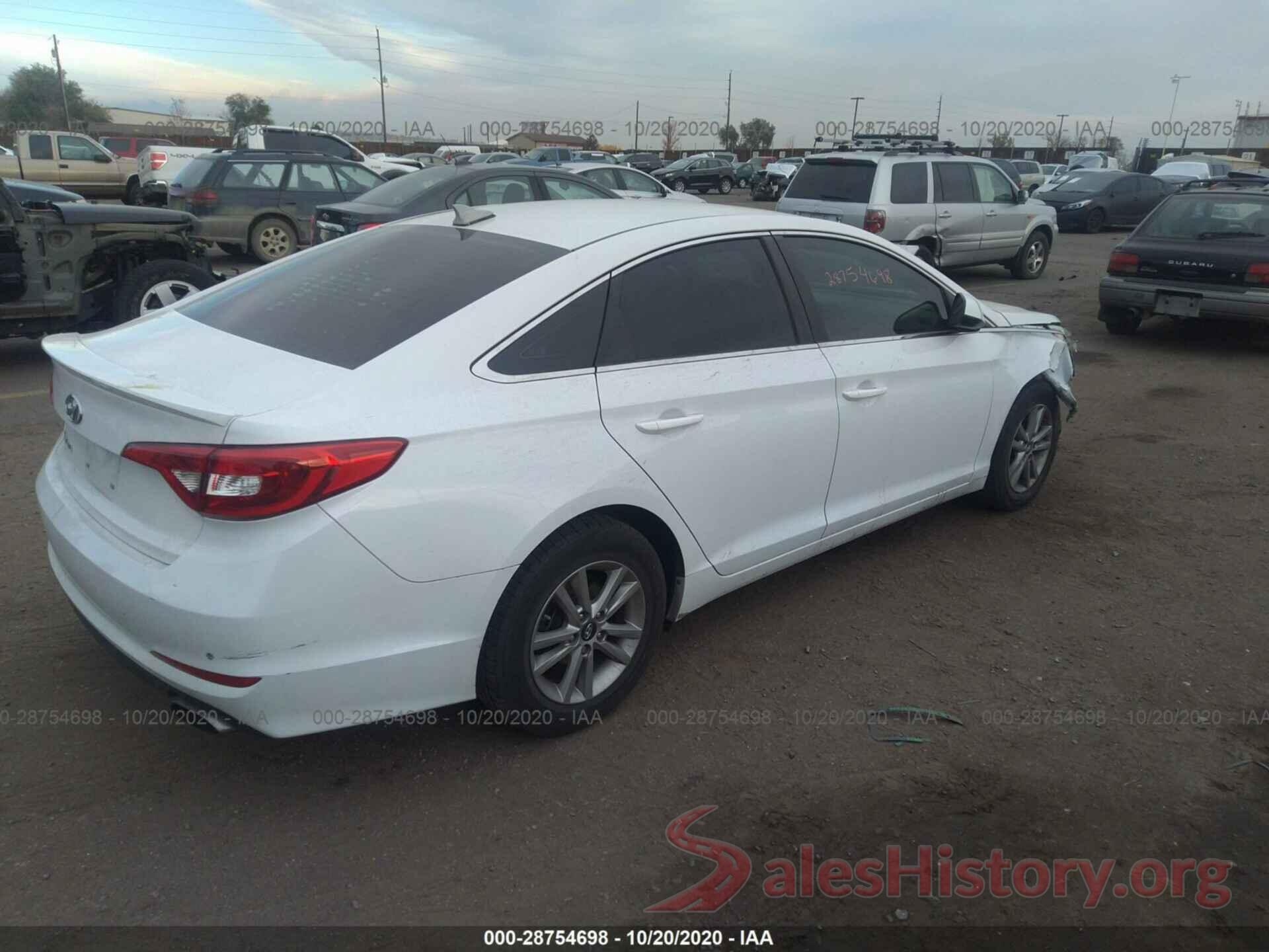 5NPE24AF3GH301188 2016 HYUNDAI SONATA