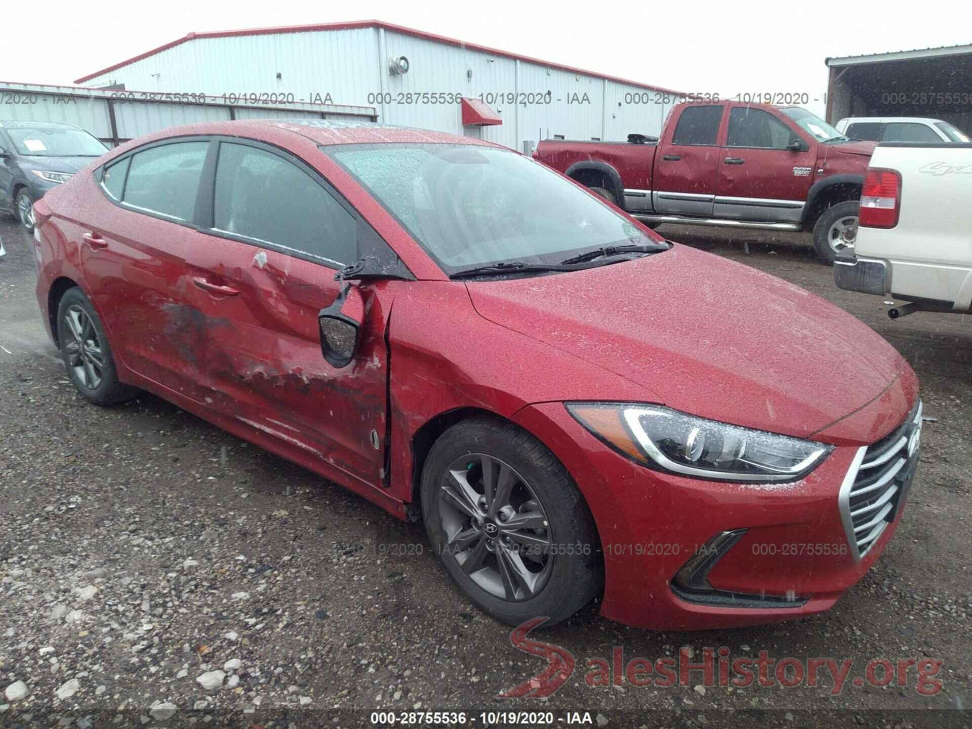 5NPD84LF3JH394292 2018 HYUNDAI ELANTRA