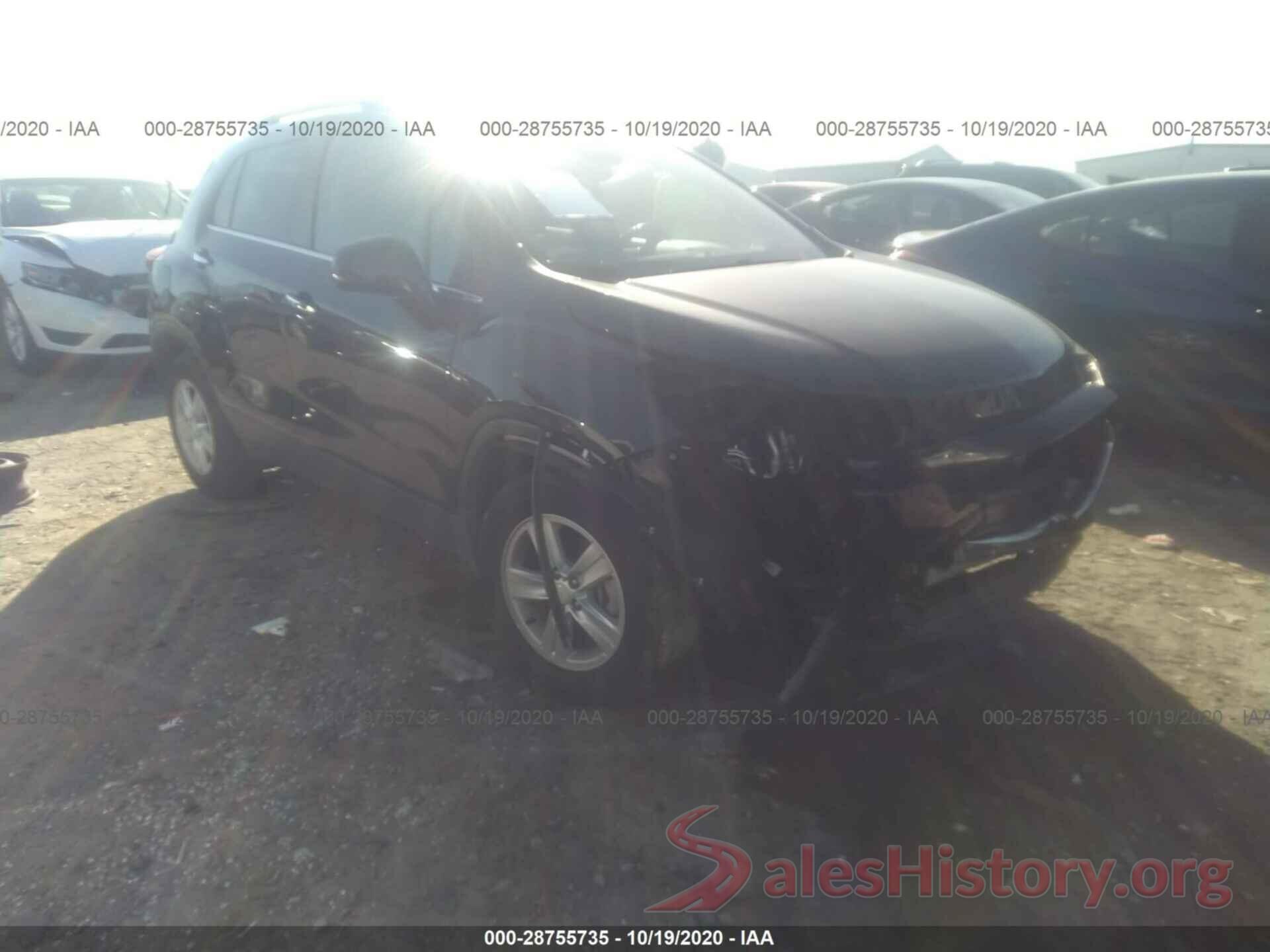 3GNCJLSB7KL208769 2019 CHEVROLET TRAX