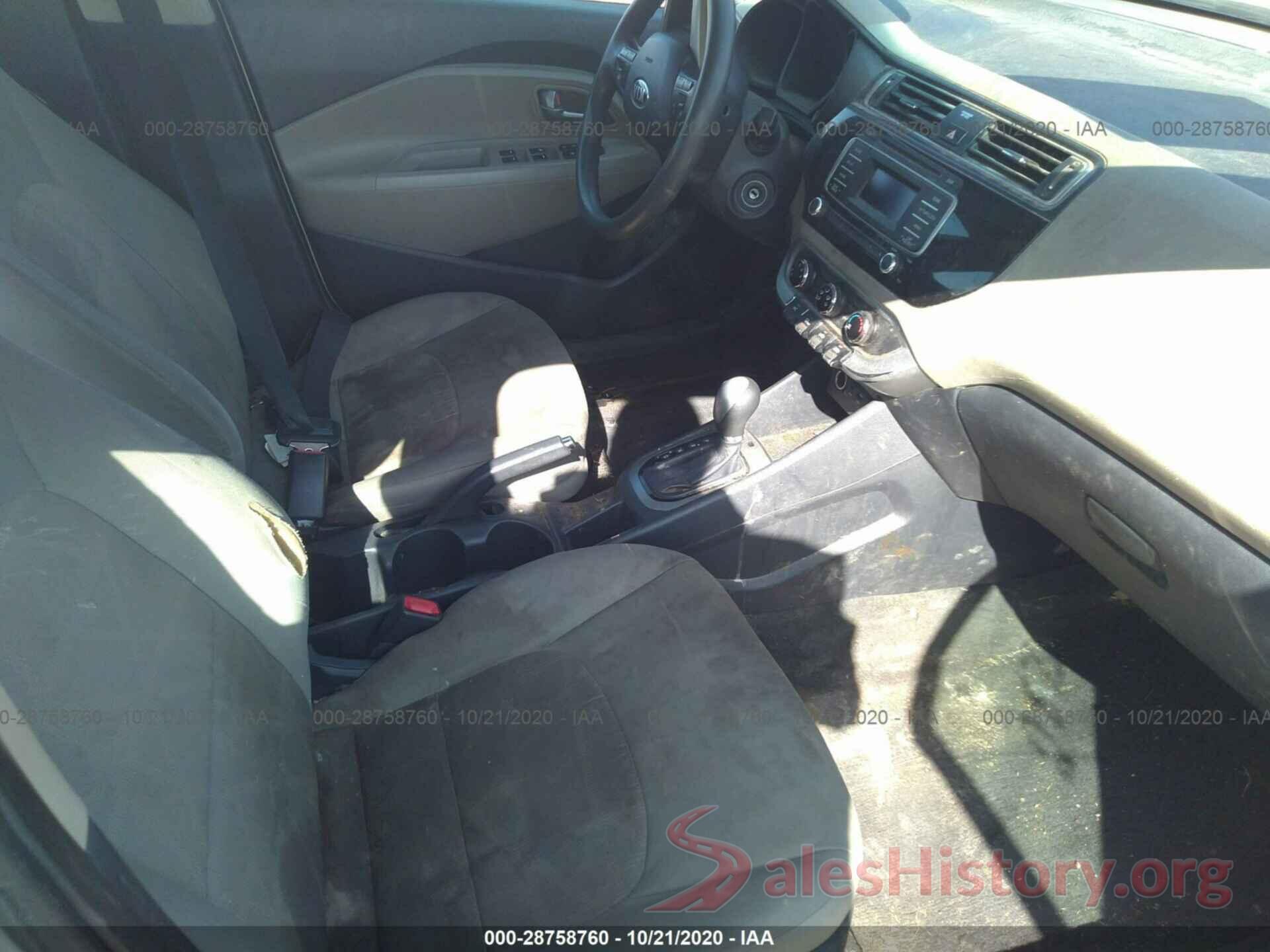 KNADM4A32G6552500 2016 KIA RIO