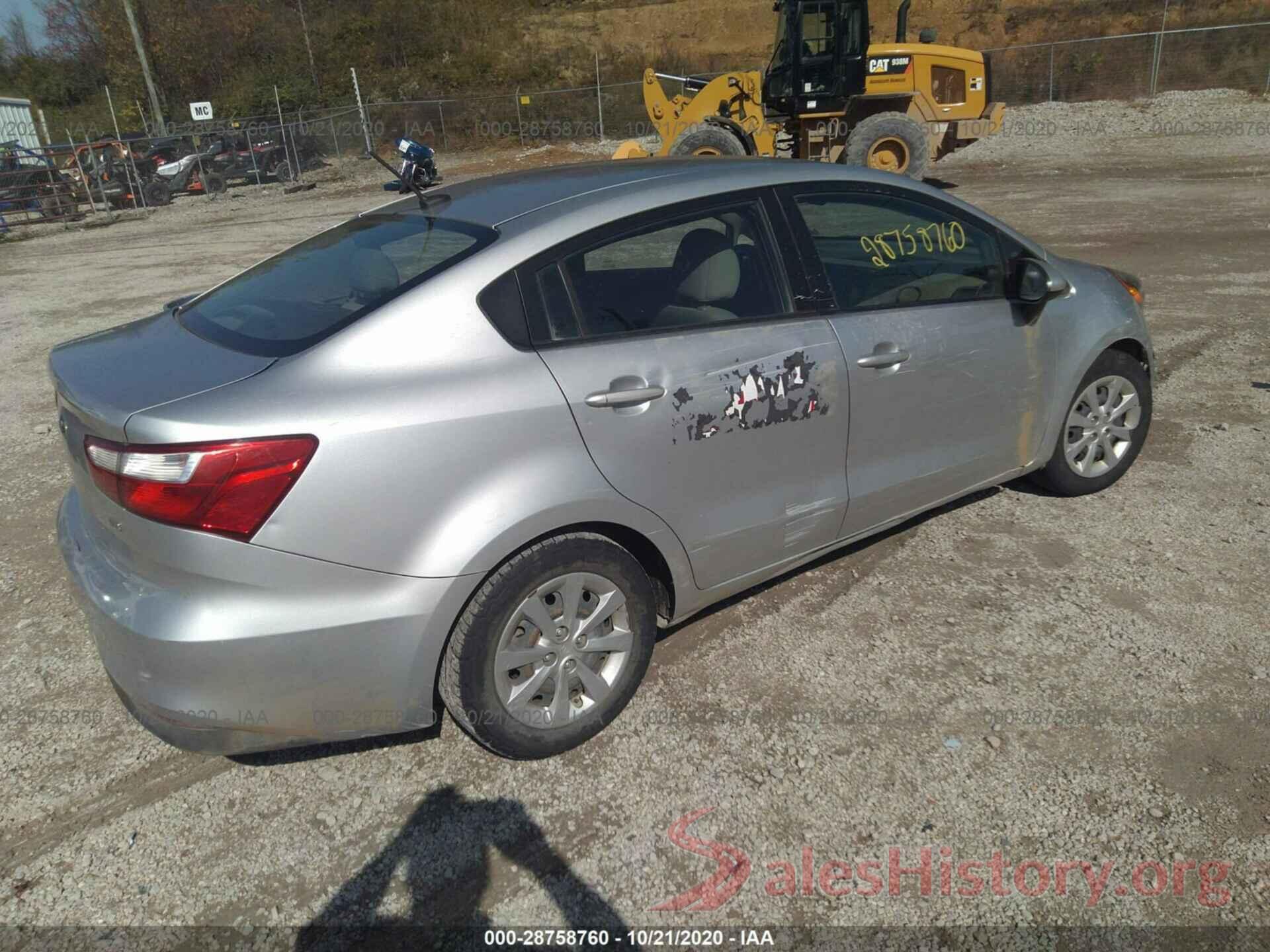 KNADM4A32G6552500 2016 KIA RIO