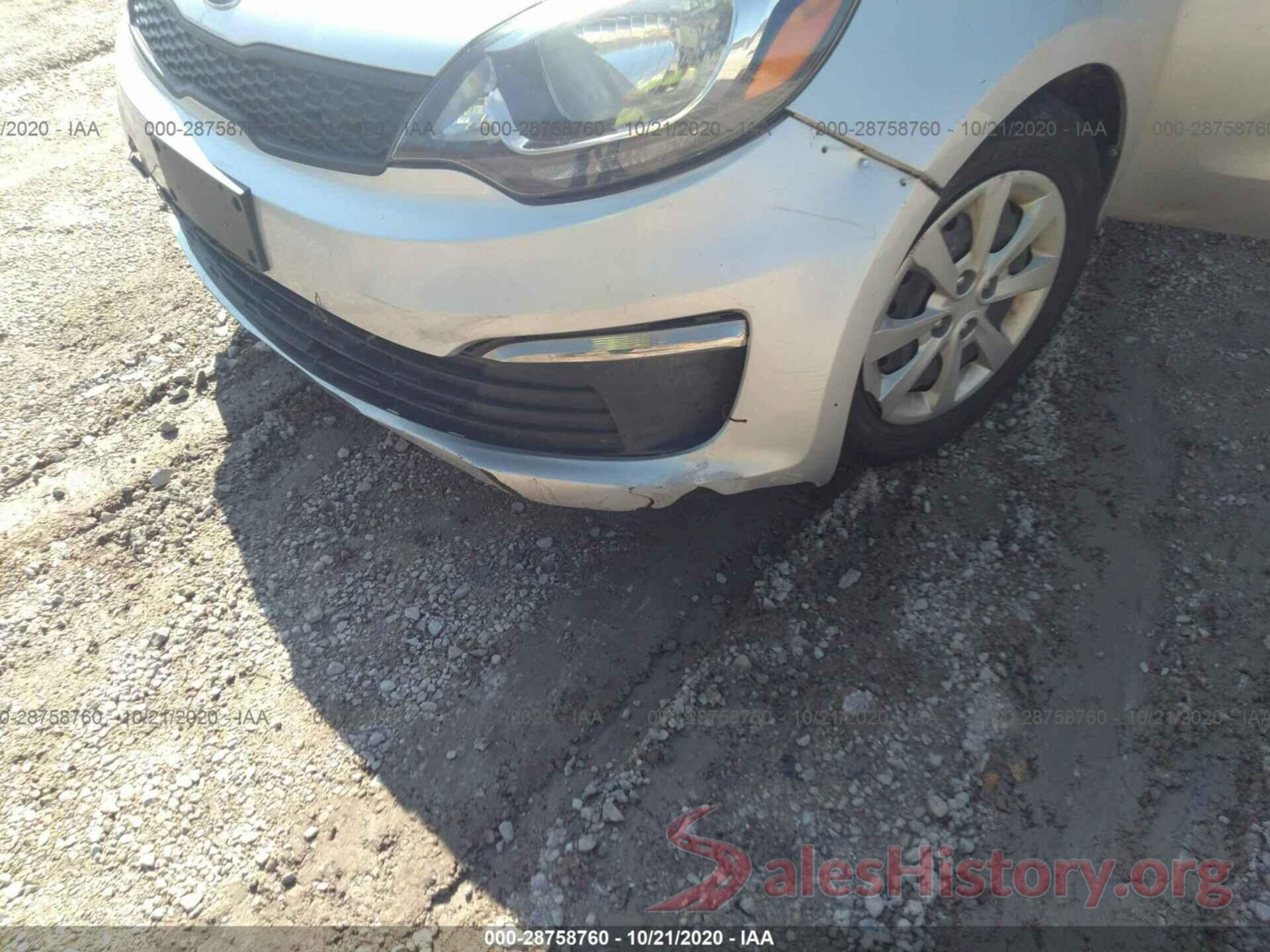 KNADM4A32G6552500 2016 KIA RIO