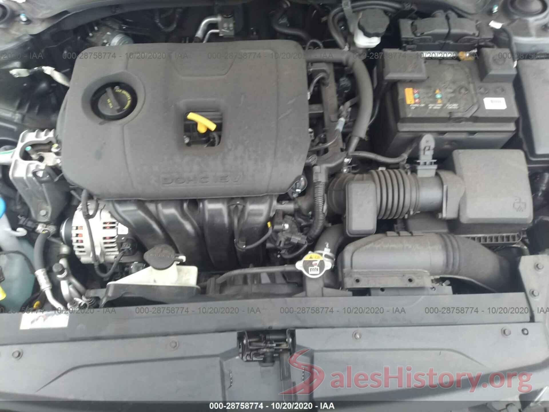 3KPF34AD7LE158633 2020 KIA FORTE