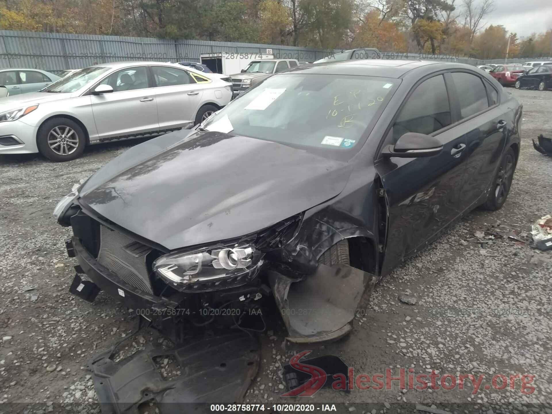 3KPF34AD7LE158633 2020 KIA FORTE