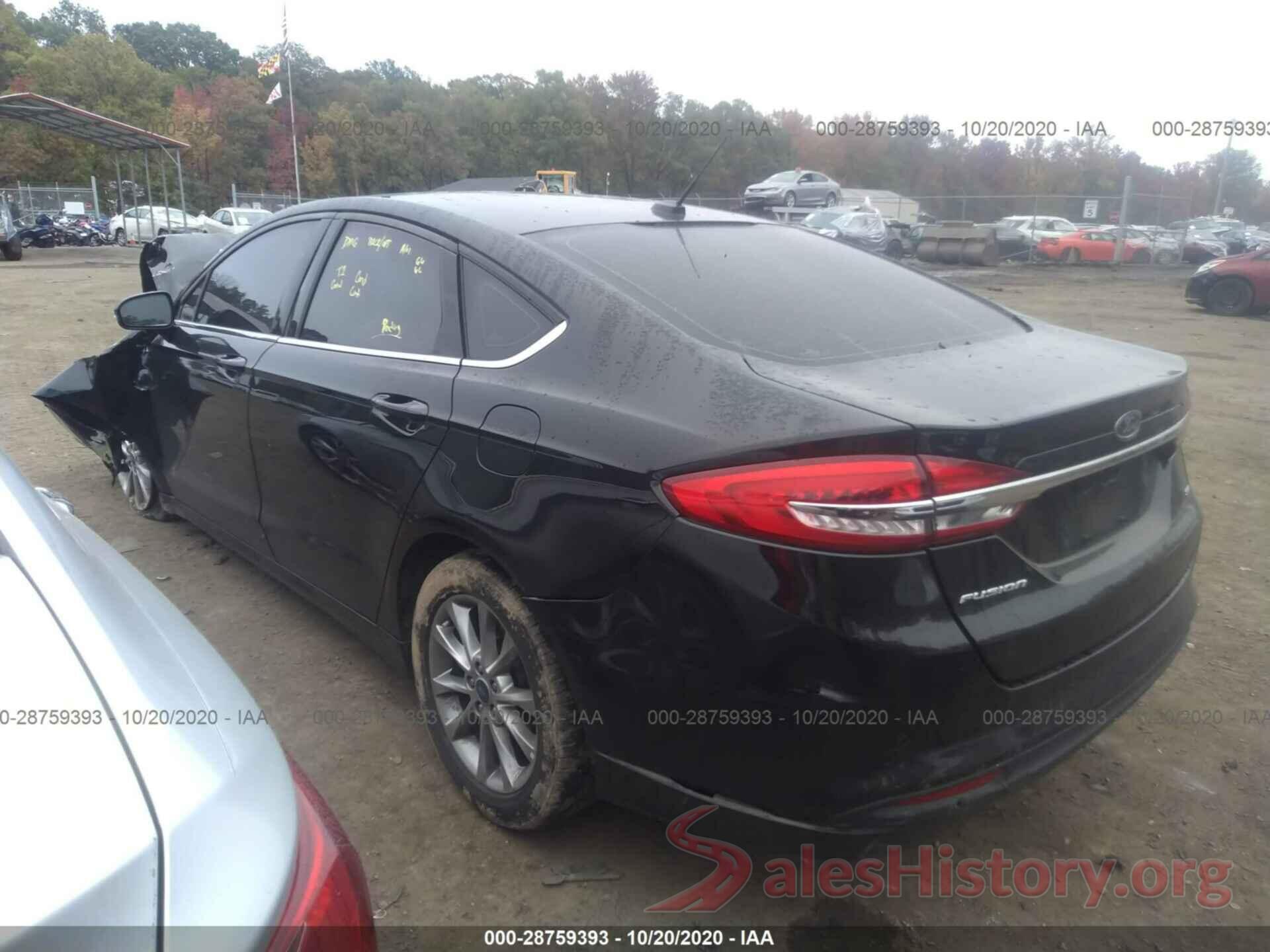 3FA6P0H71HR369829 2017 FORD FUSION