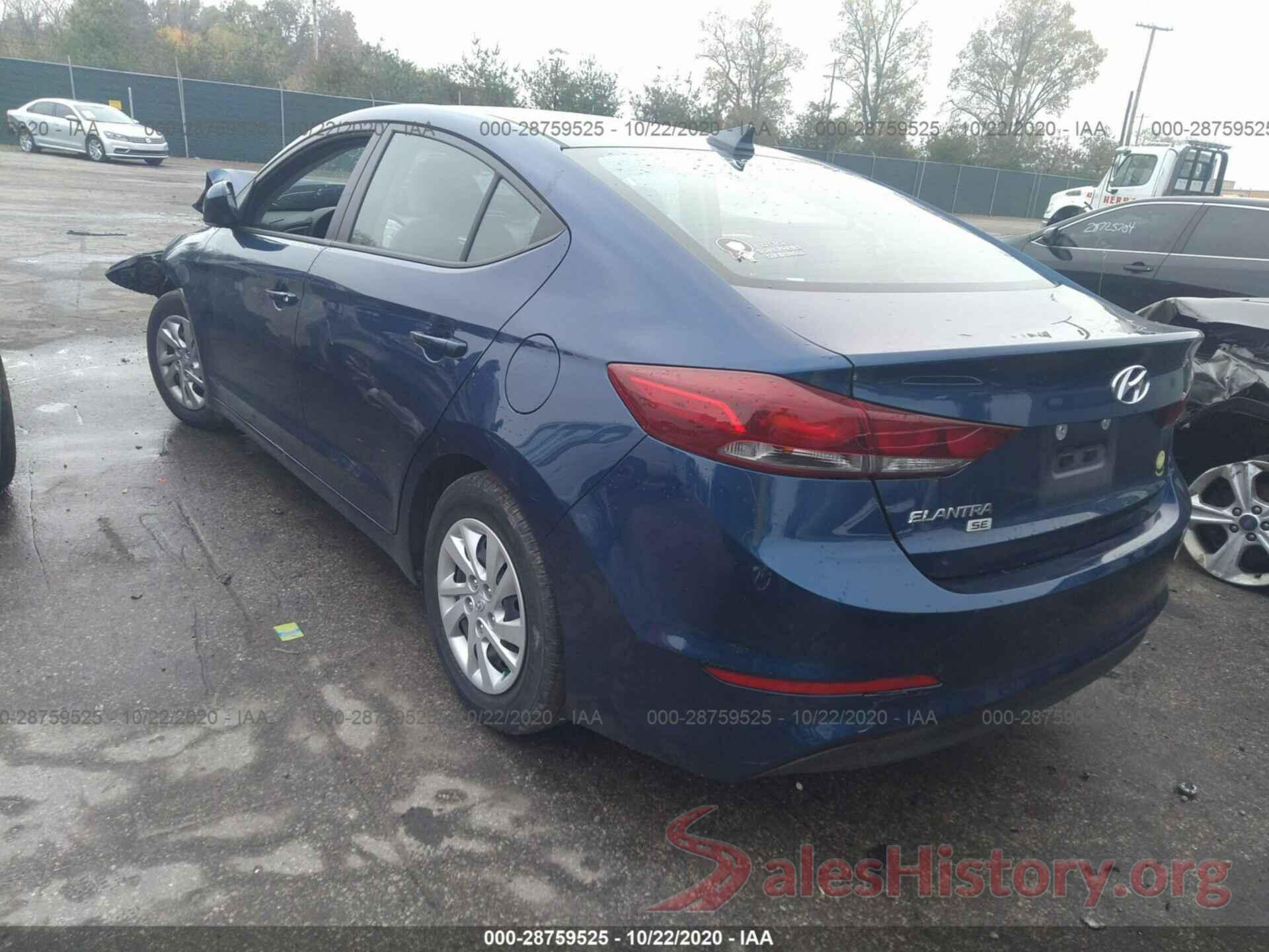 5NPD74LF9JH375877 2018 HYUNDAI ELANTRA