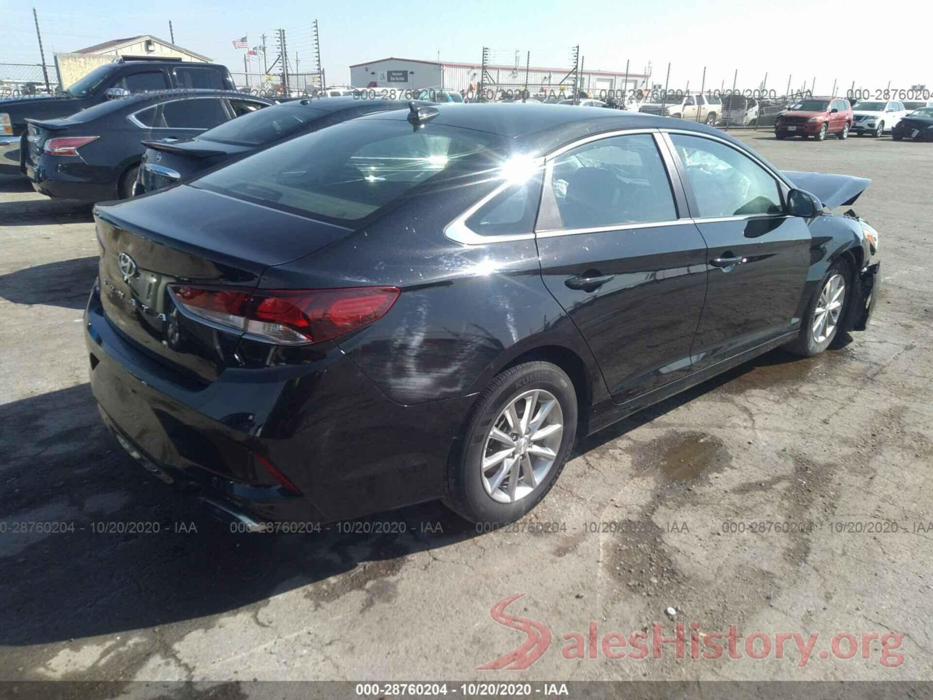 5NPE24AF0JH706884 2018 HYUNDAI SONATA