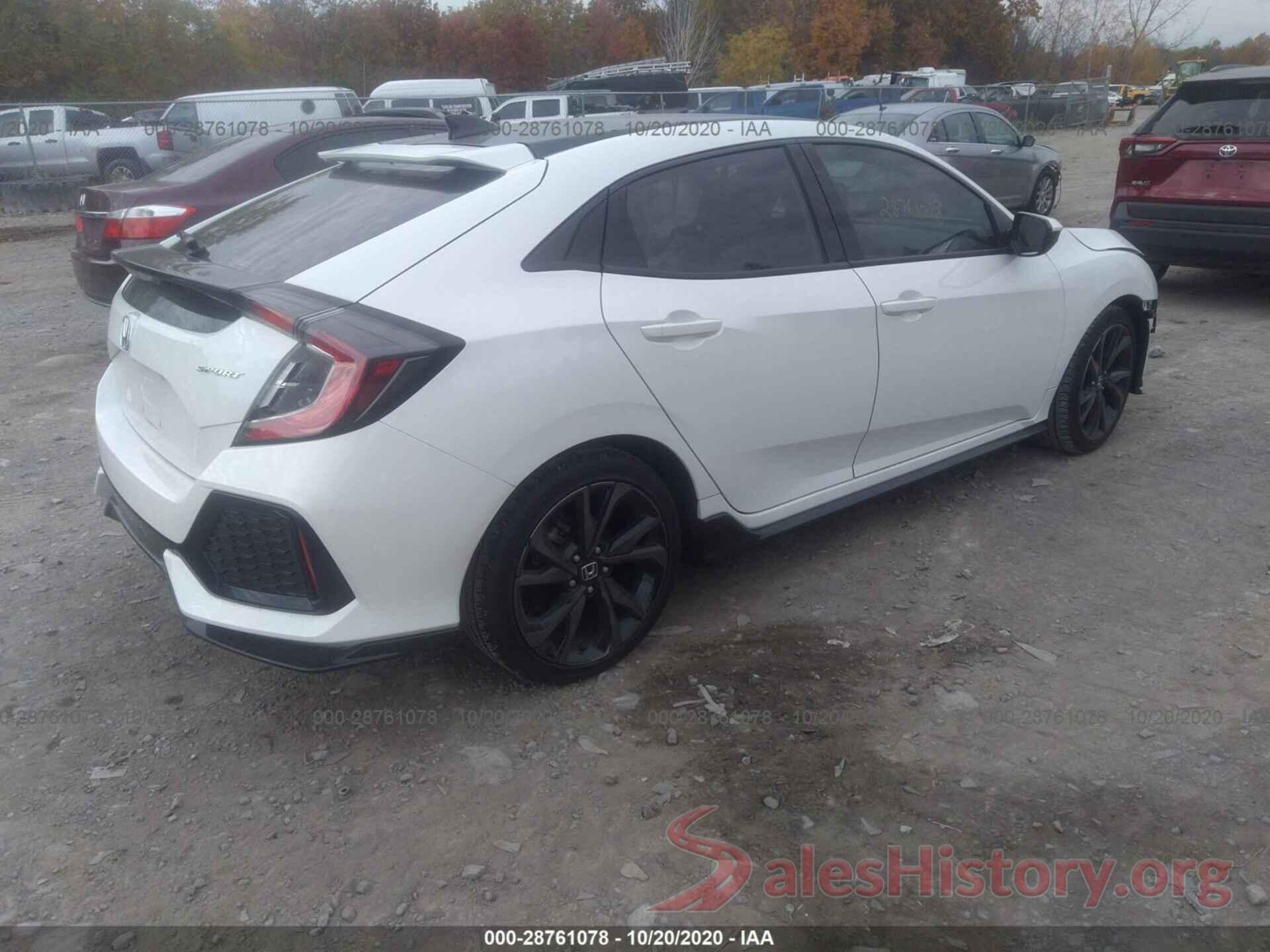 SHHFK7H49KU416538 2019 HONDA CIVIC HATCHBACK