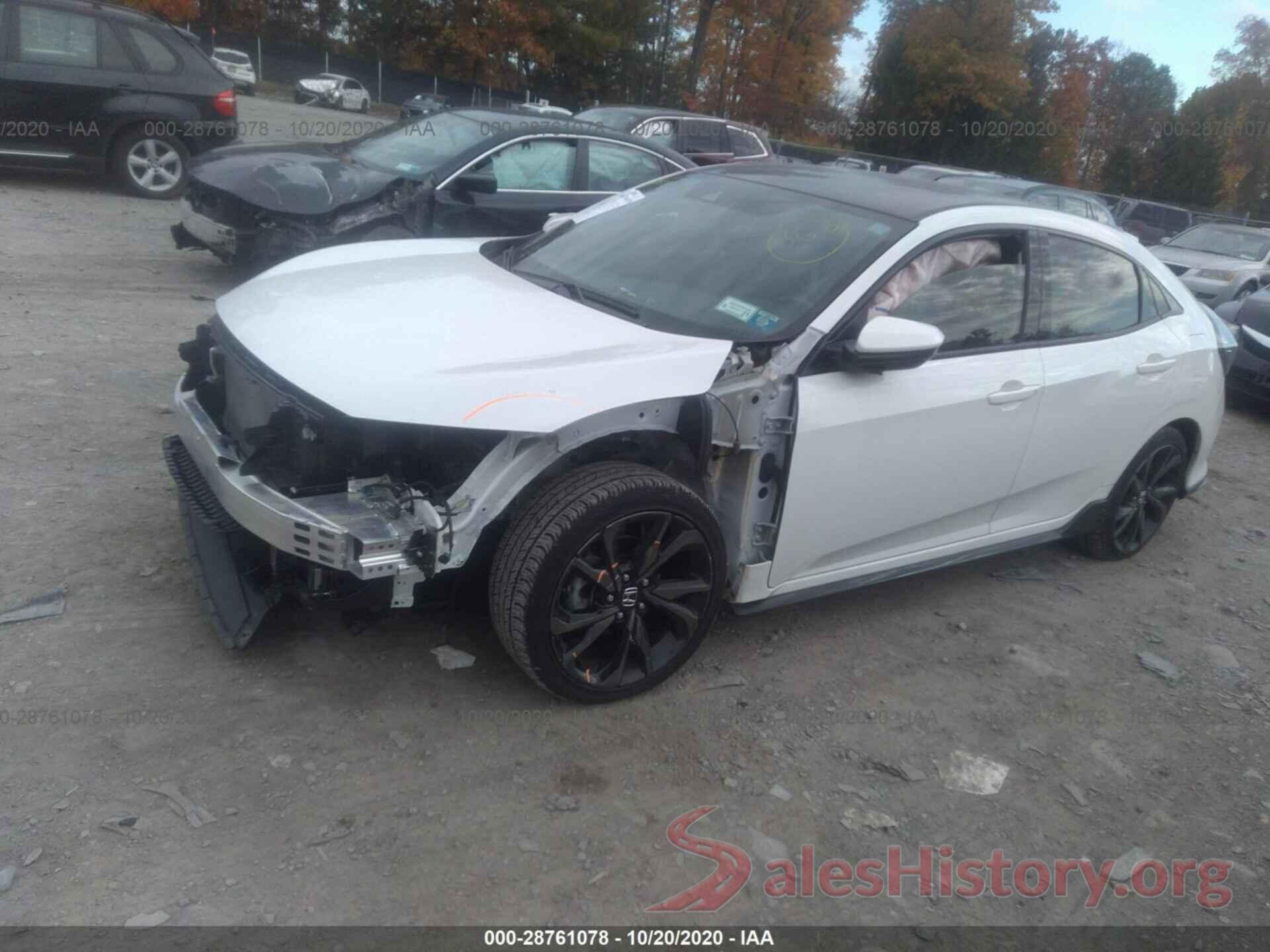 SHHFK7H49KU416538 2019 HONDA CIVIC HATCHBACK