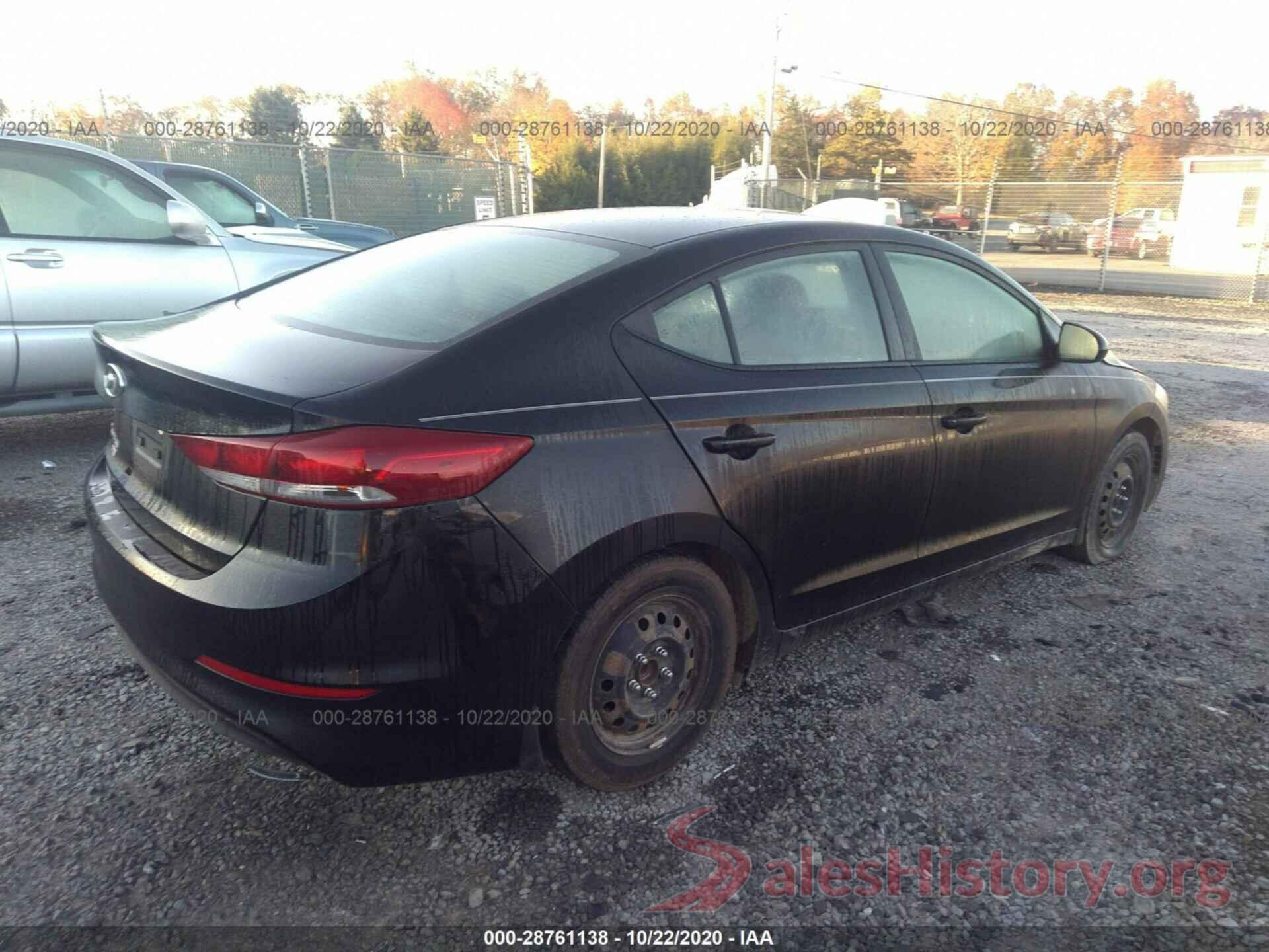 5NPD74LF5JH350121 2018 HYUNDAI ELANTRA