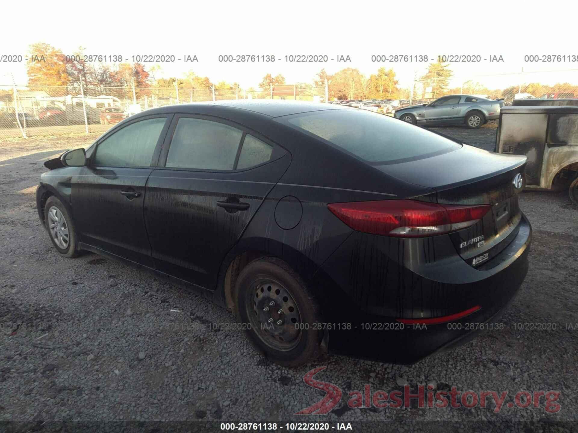 5NPD74LF5JH350121 2018 HYUNDAI ELANTRA