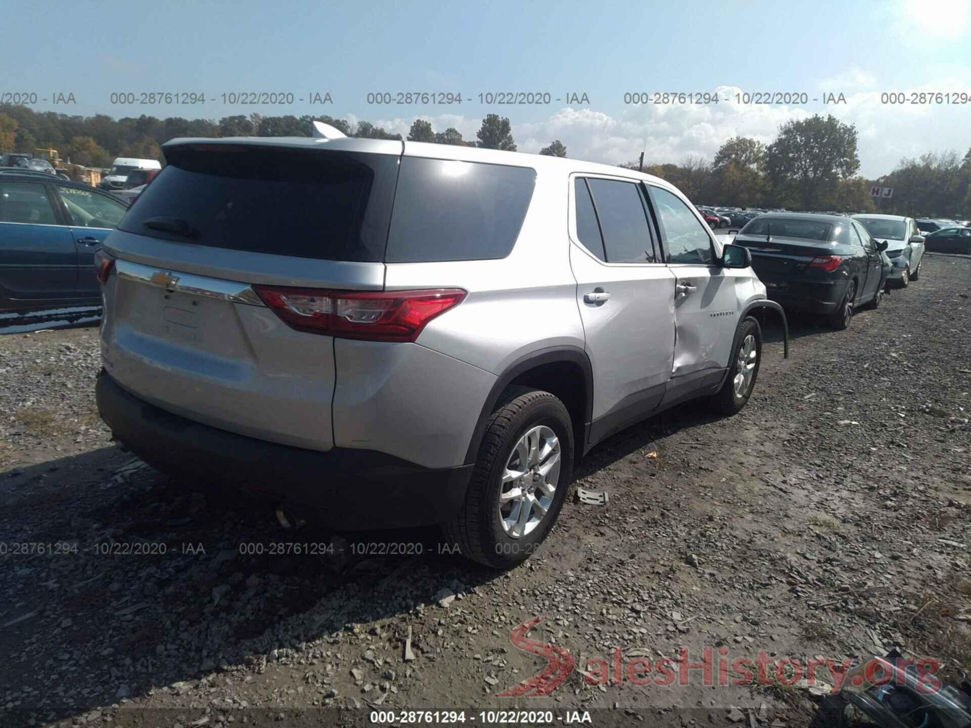 1GNERFKW6KJ228458 2019 CHEVROLET TRAVERSE