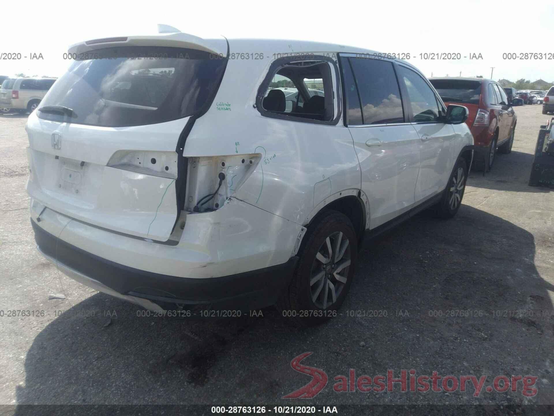 5FNYF5H55KB039069 2019 HONDA PILOT