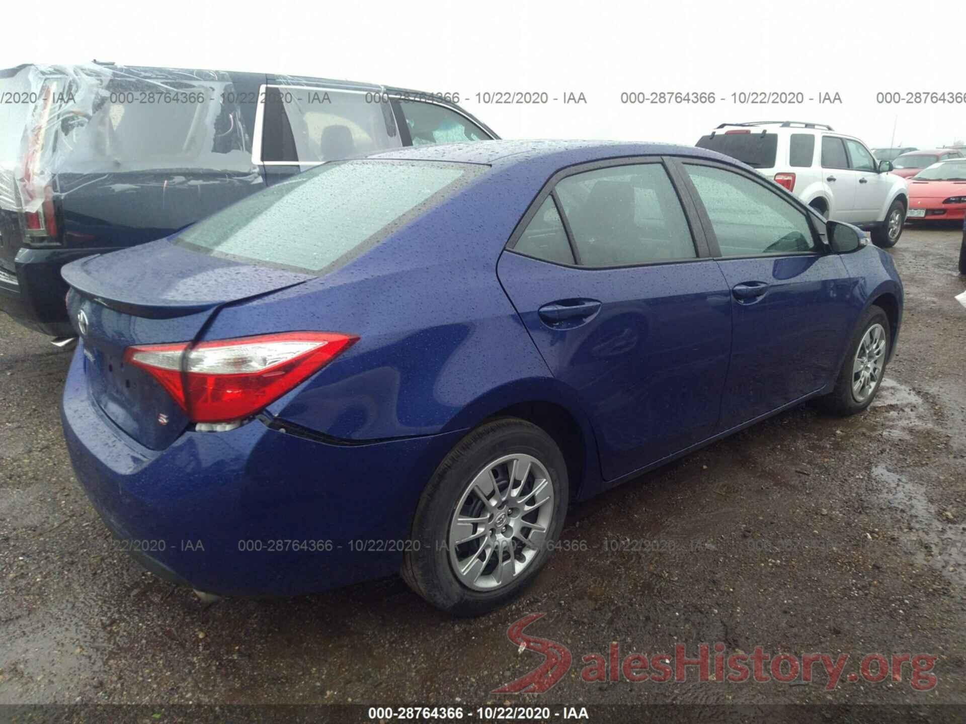 5YFBURHE4GP382387 2016 TOYOTA COROLLA