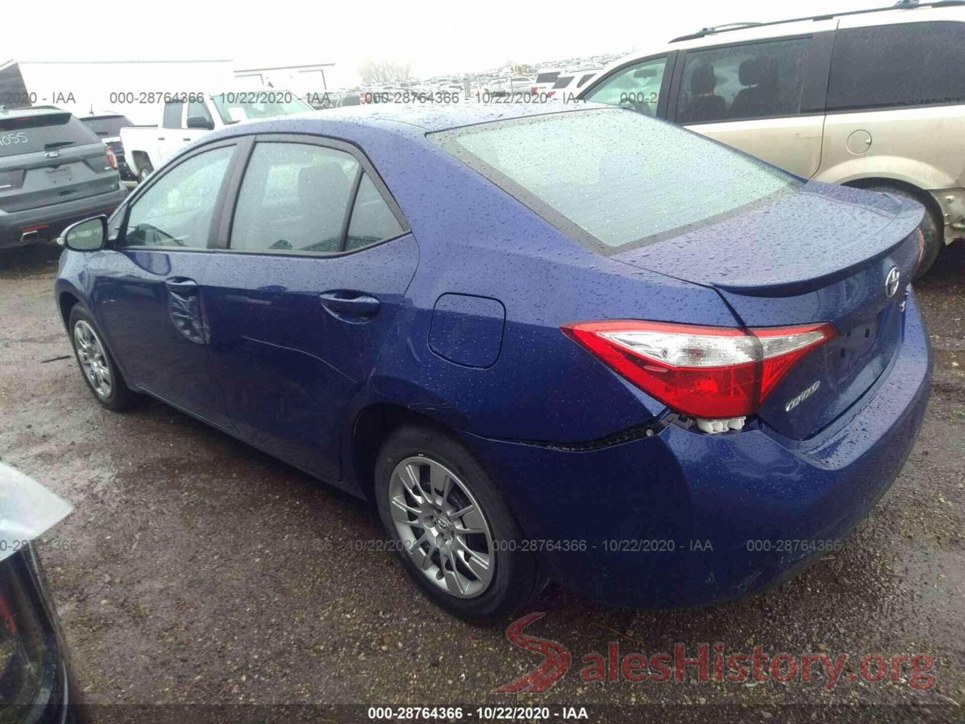 5YFBURHE4GP382387 2016 TOYOTA COROLLA