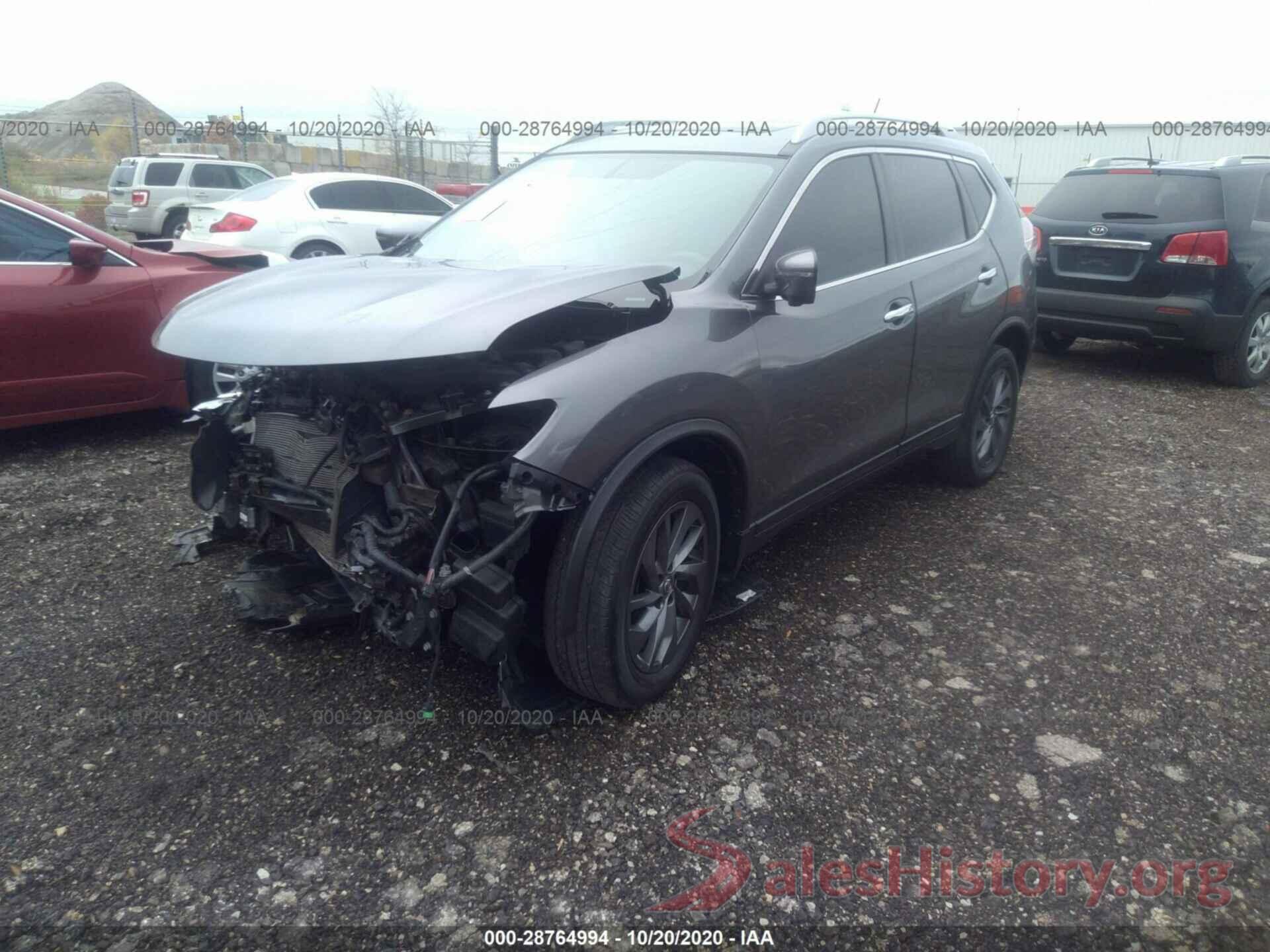 5N1AT2MV1GC808116 2016 NISSAN ROGUE