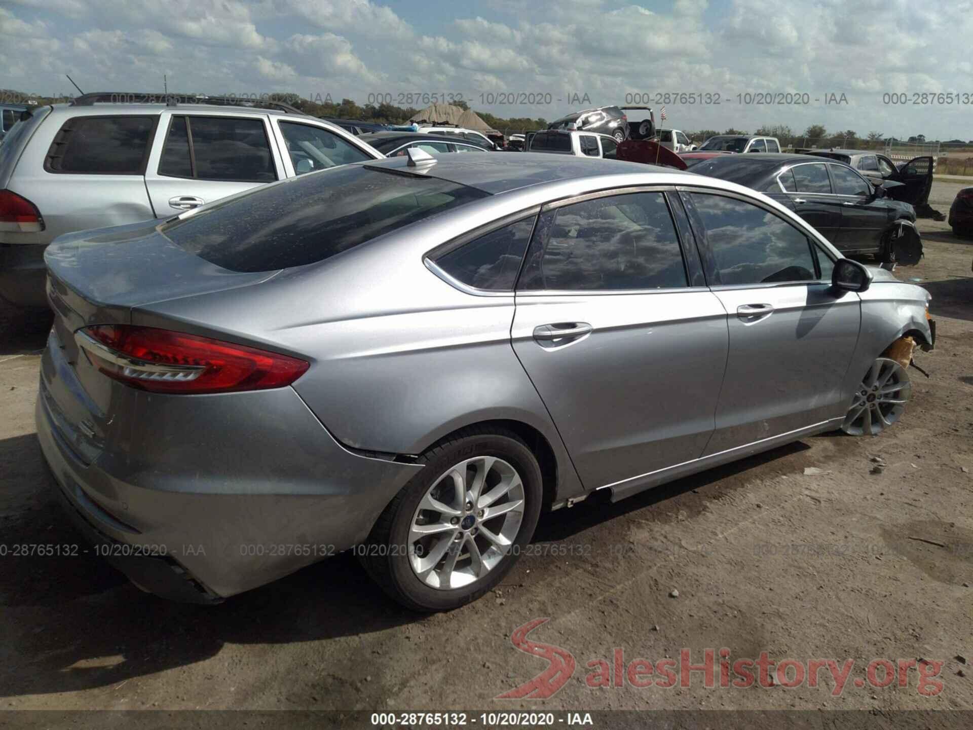 3FA6P0HD0LR110957 2020 FORD FUSION