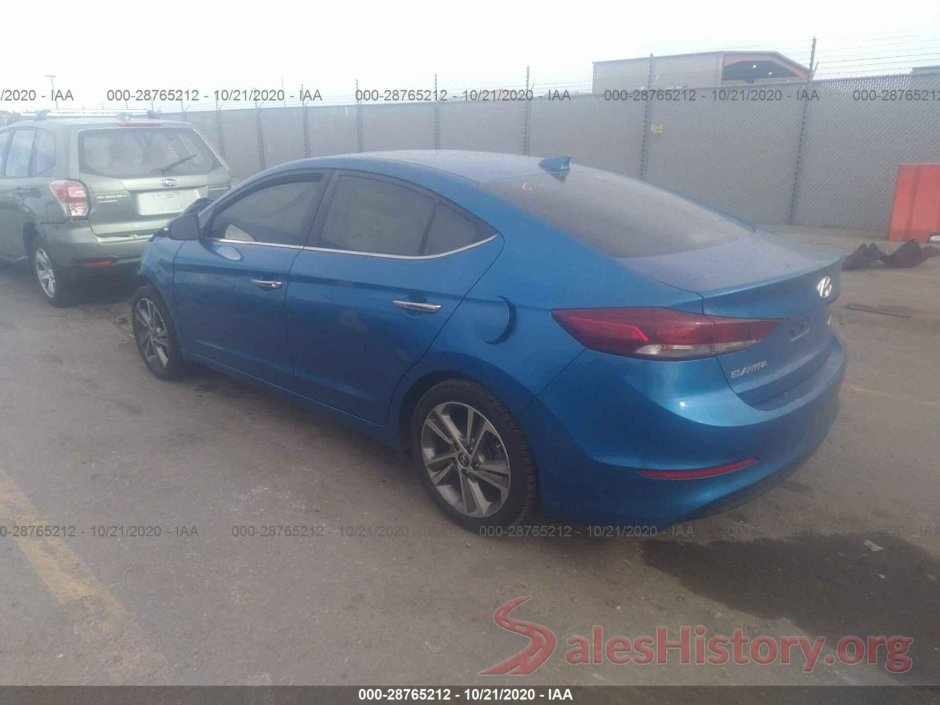 5NPD84LF1HH057095 2017 HYUNDAI ELANTRA