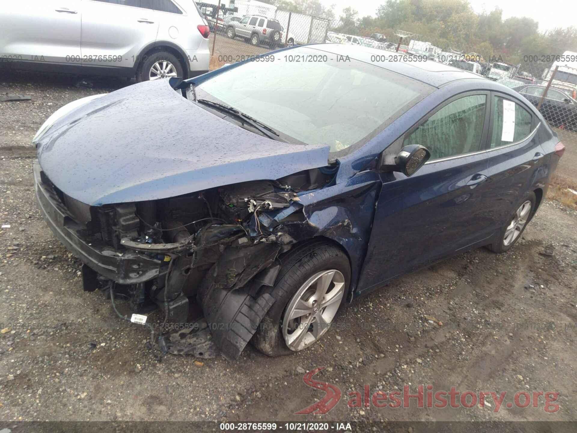 5NPDH4AE7GH680679 2016 HYUNDAI ELANTRA