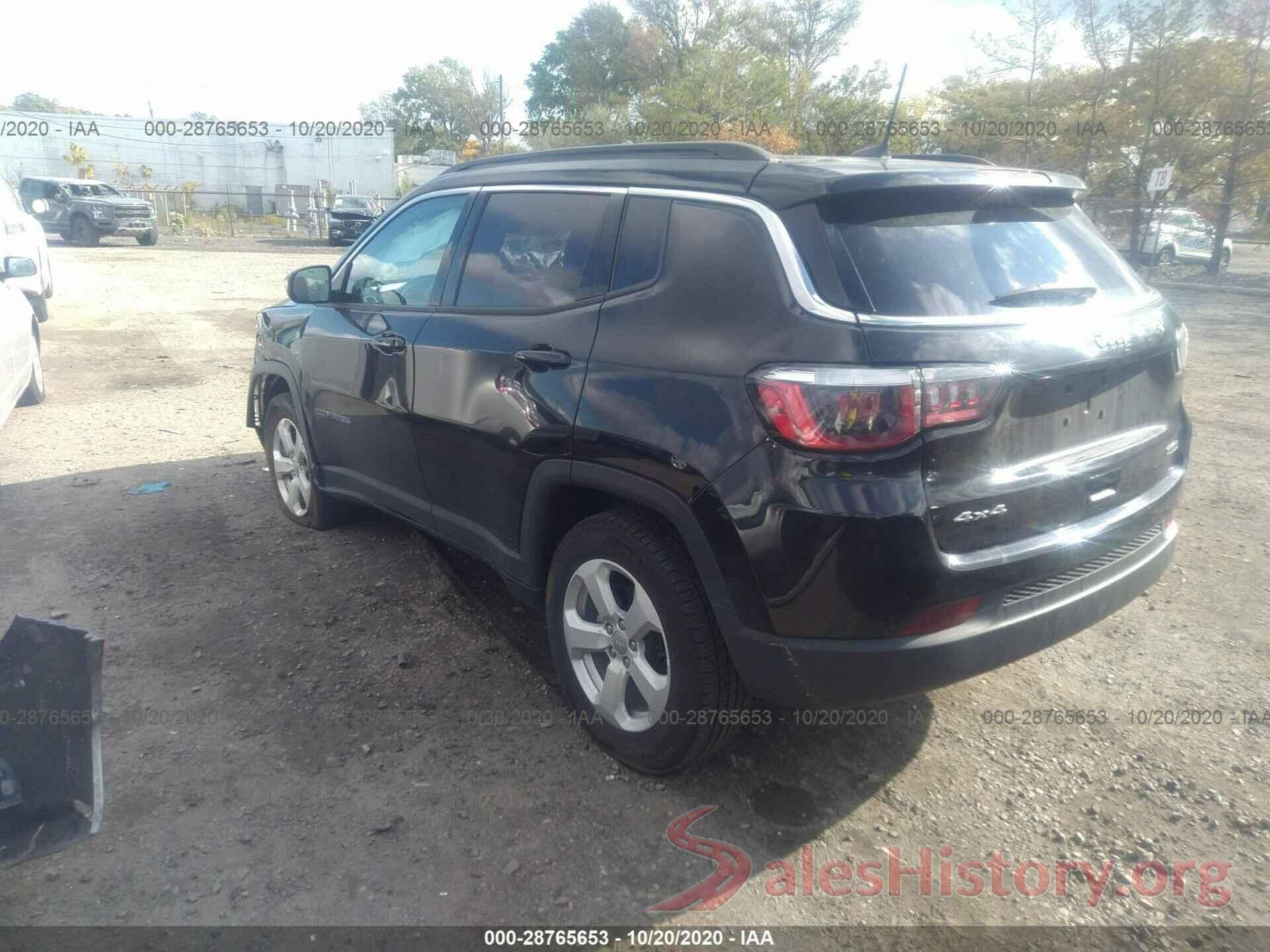 3C4NJDBB0KT602203 2019 JEEP COMPASS