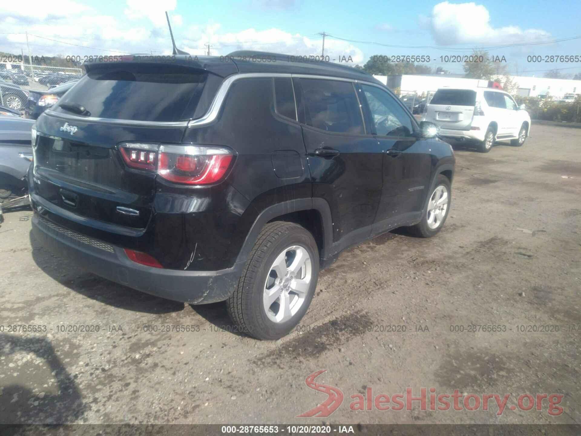 3C4NJDBB0KT602203 2019 JEEP COMPASS