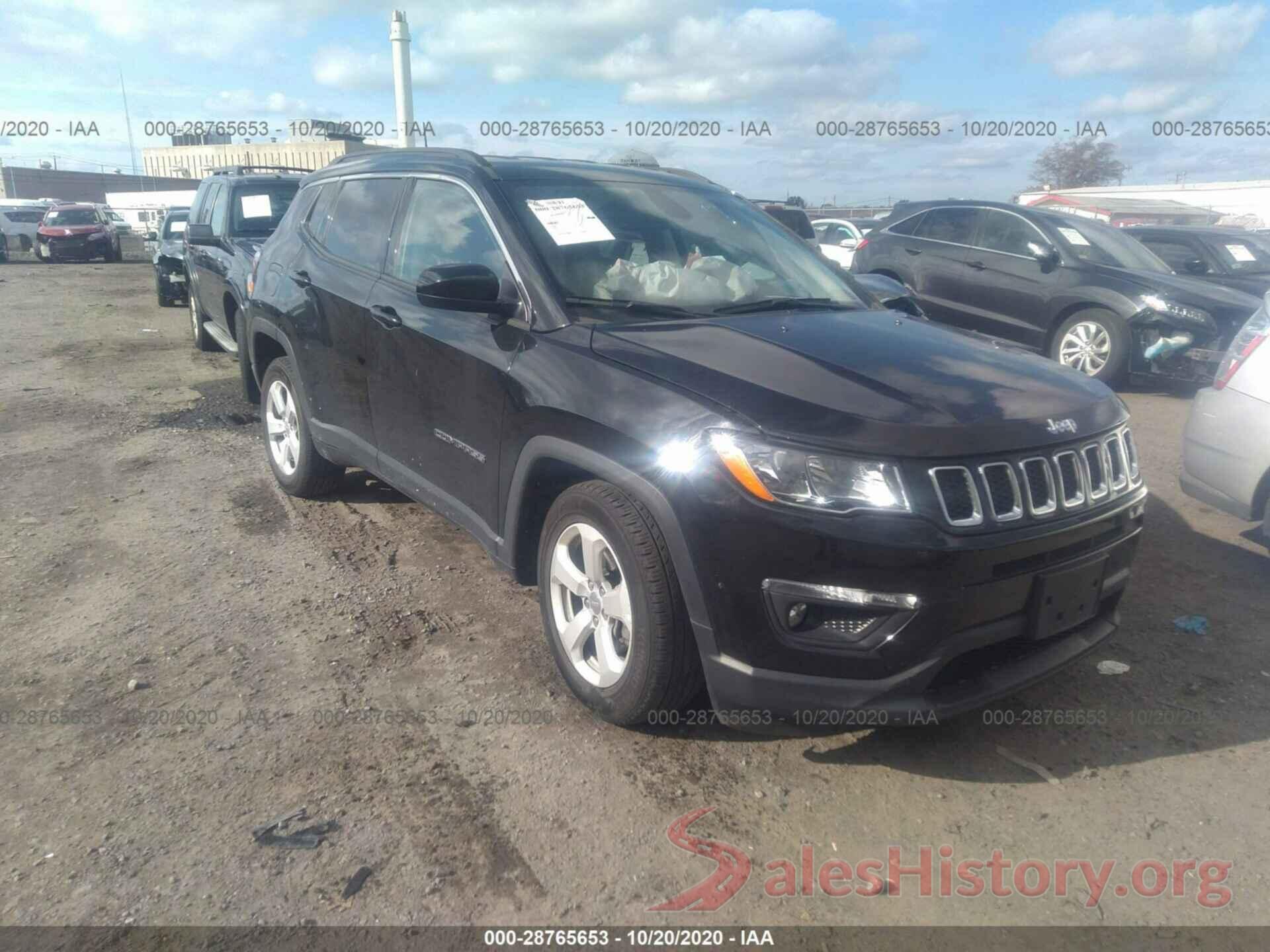 3C4NJDBB0KT602203 2019 JEEP COMPASS